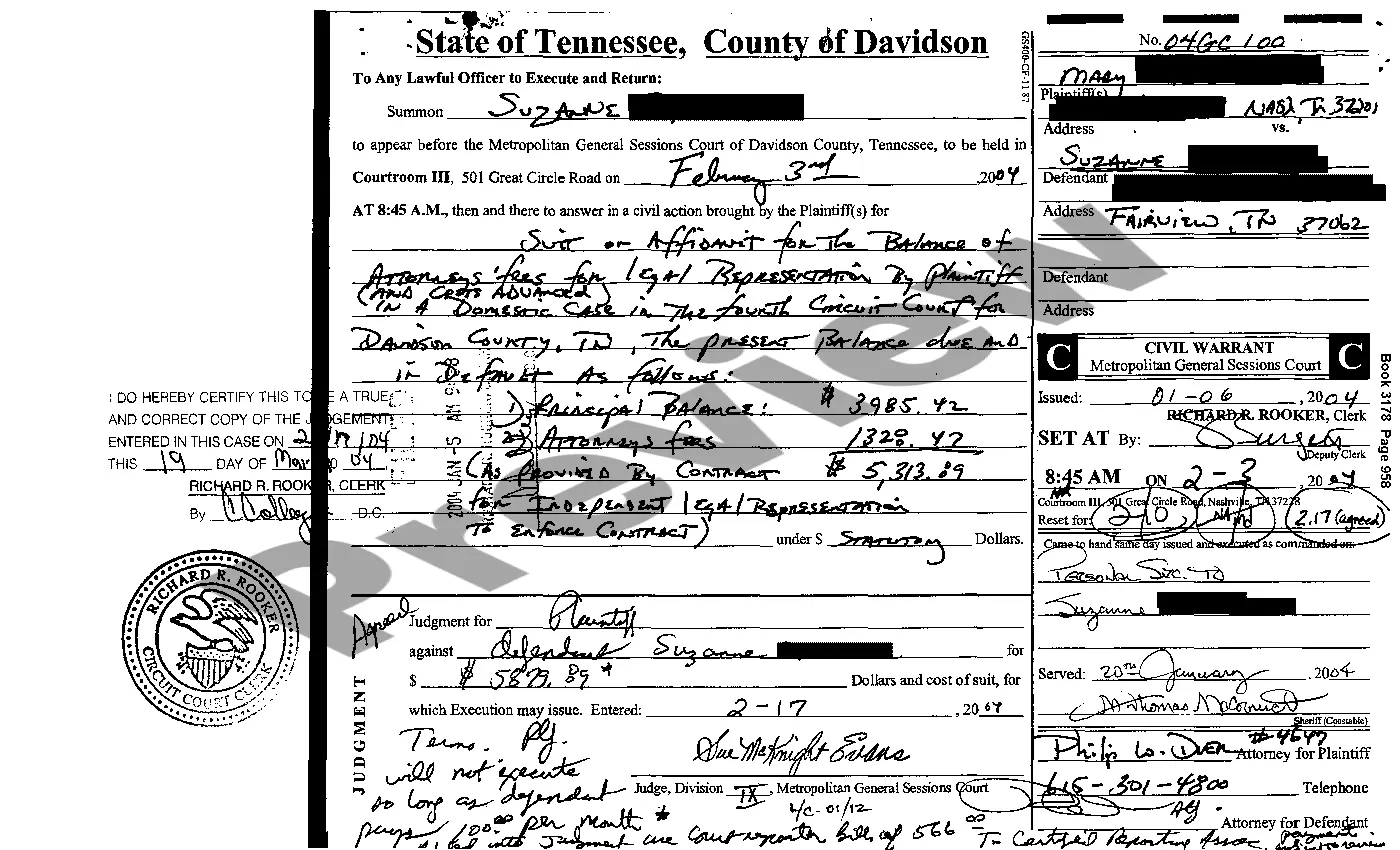 Preview Abstract of Judgment