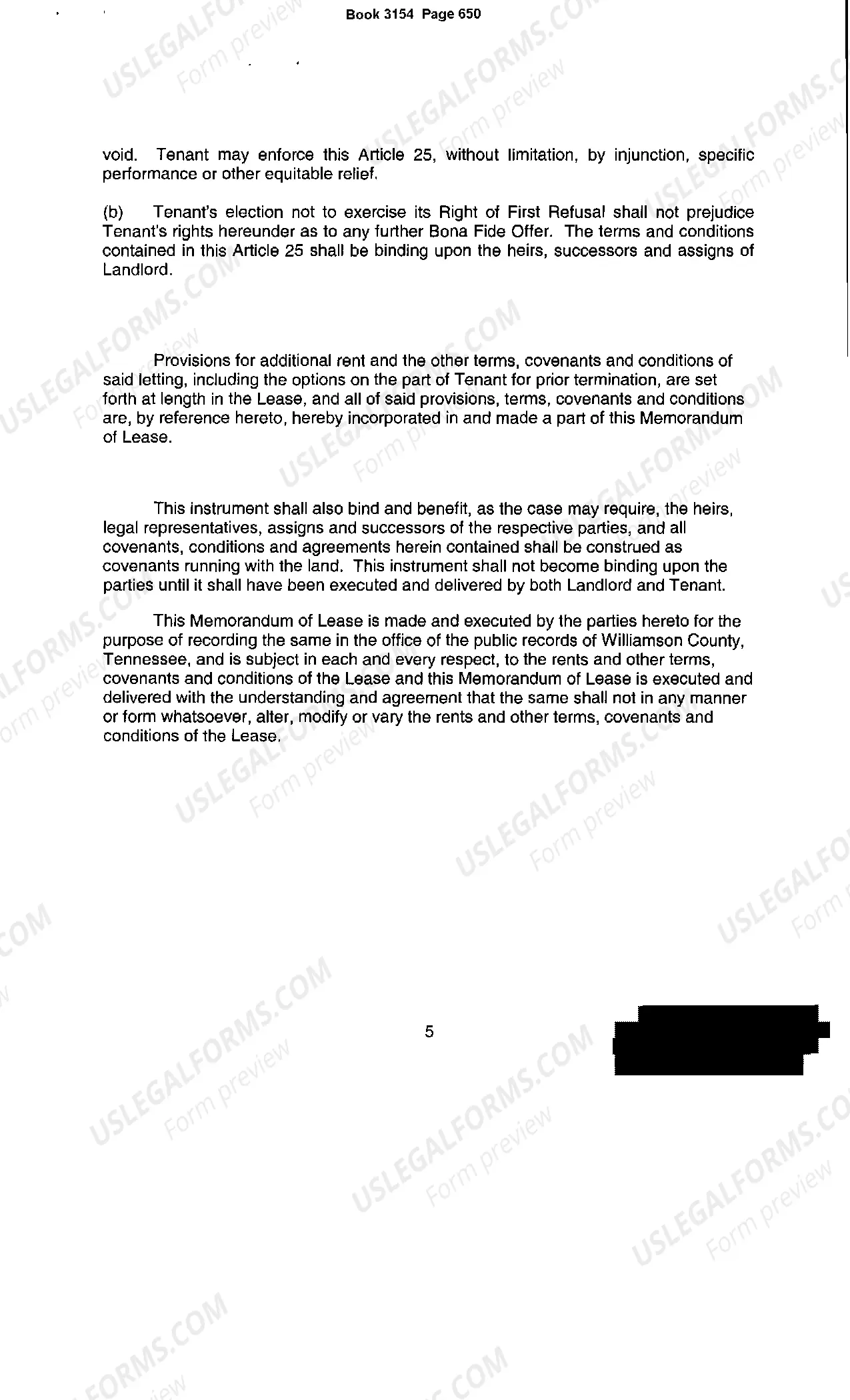 Preview Drug Store Lease Memorandum