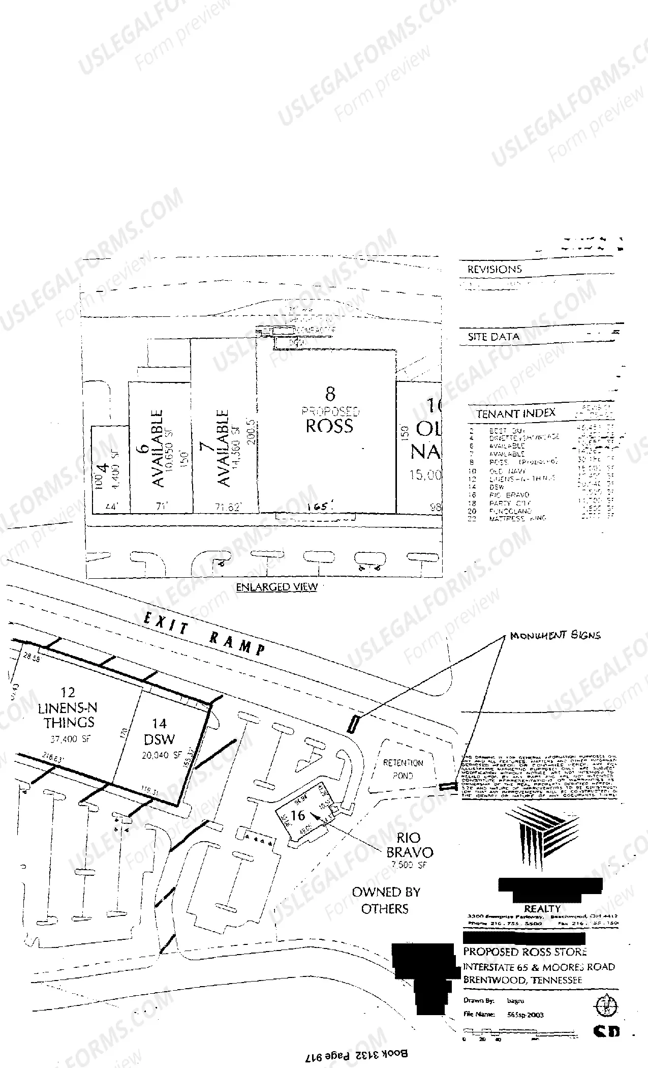 Preview Department Store Lease Memorandum