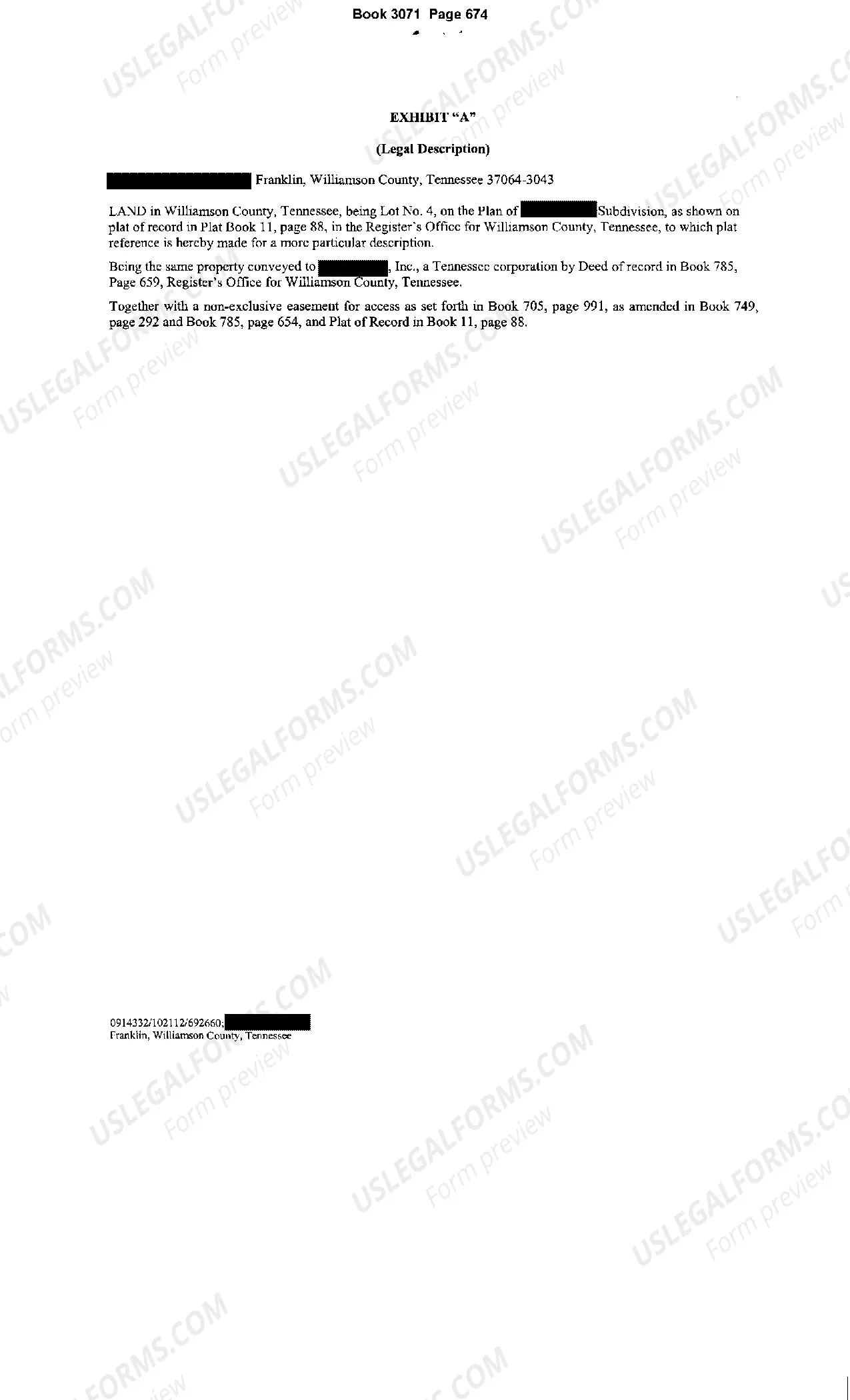 Preview Memorandum of Restaurant Lease