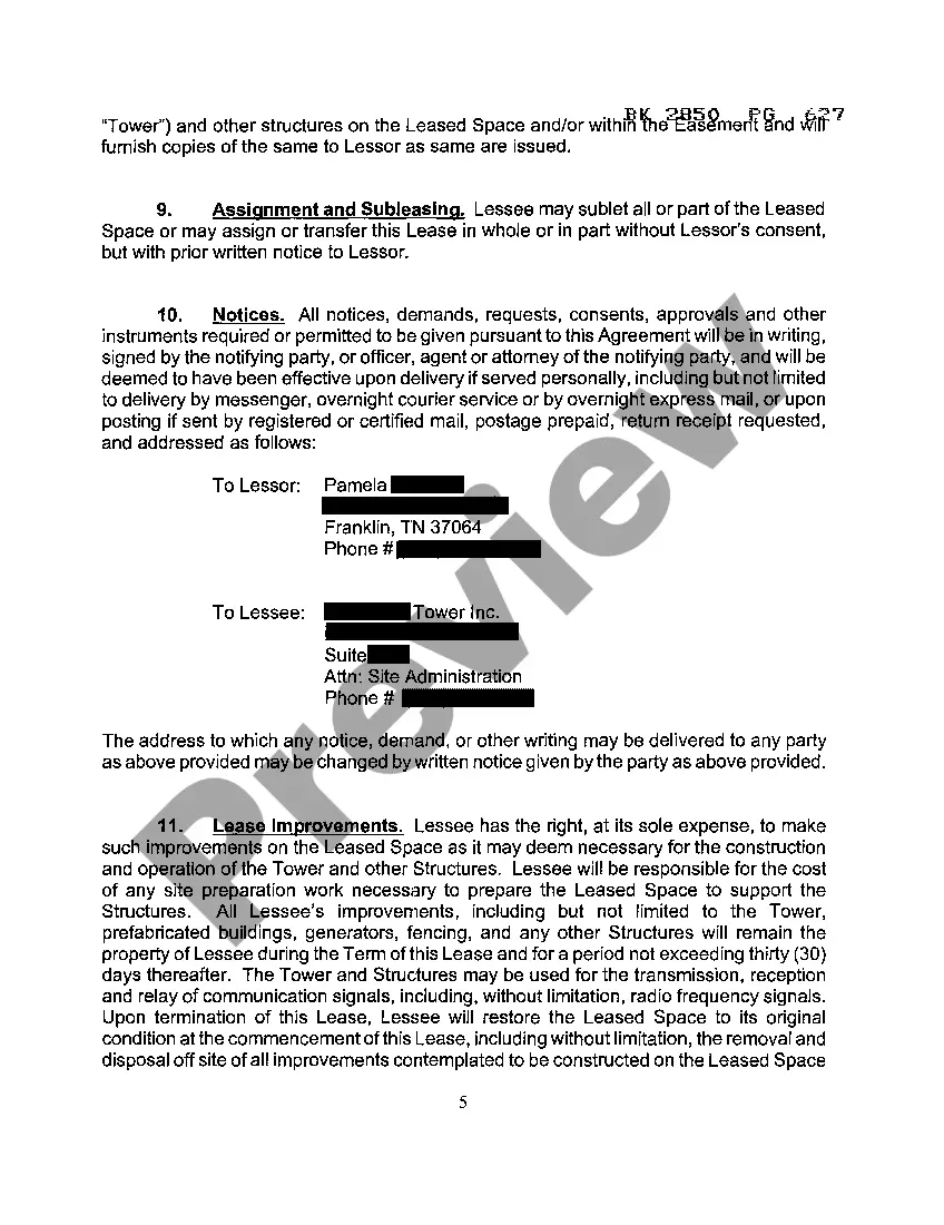 Preview Option And Land Lease