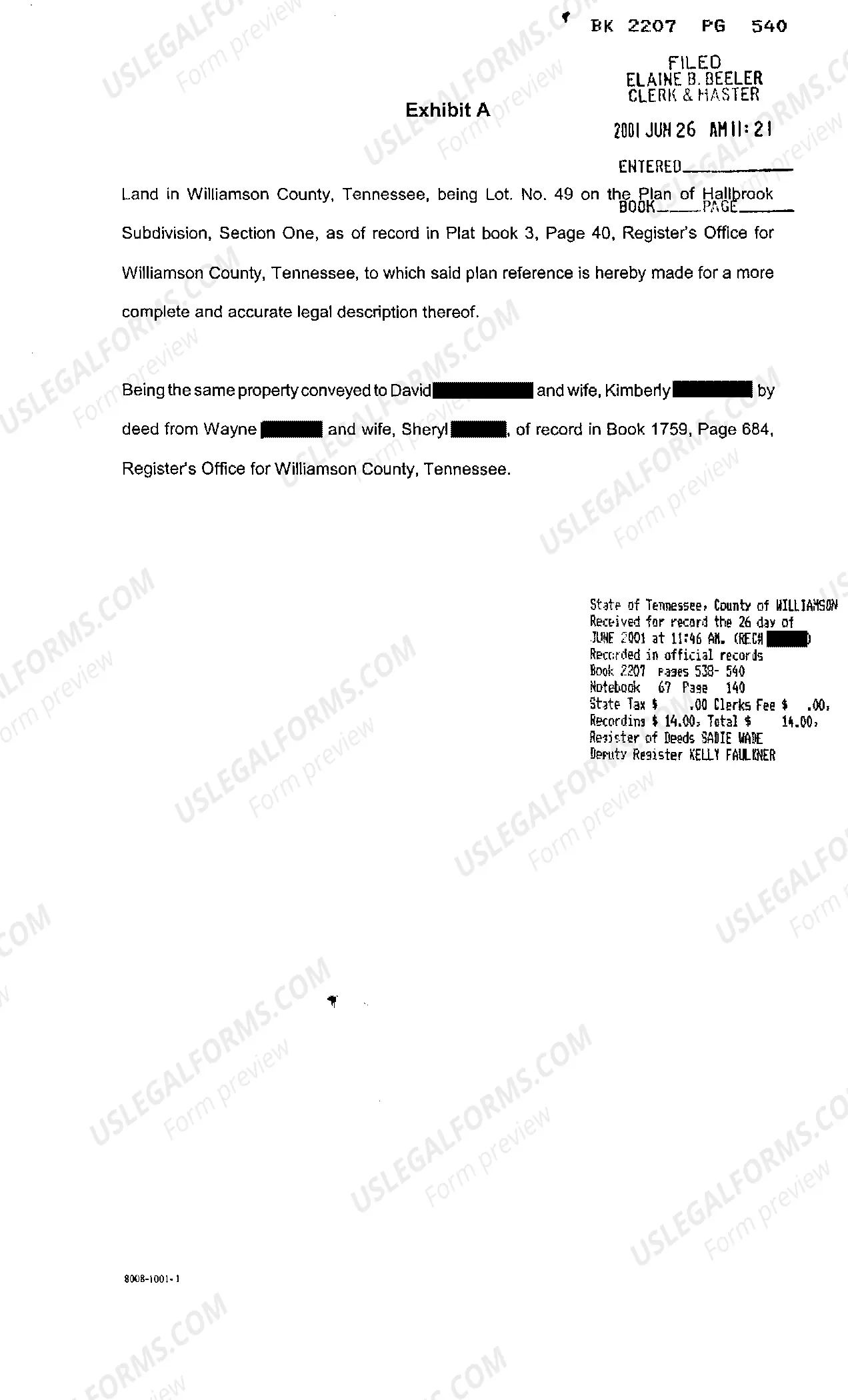 Preview Notice of Lien Lis Pendens regarding claim under Consumer Protection Act