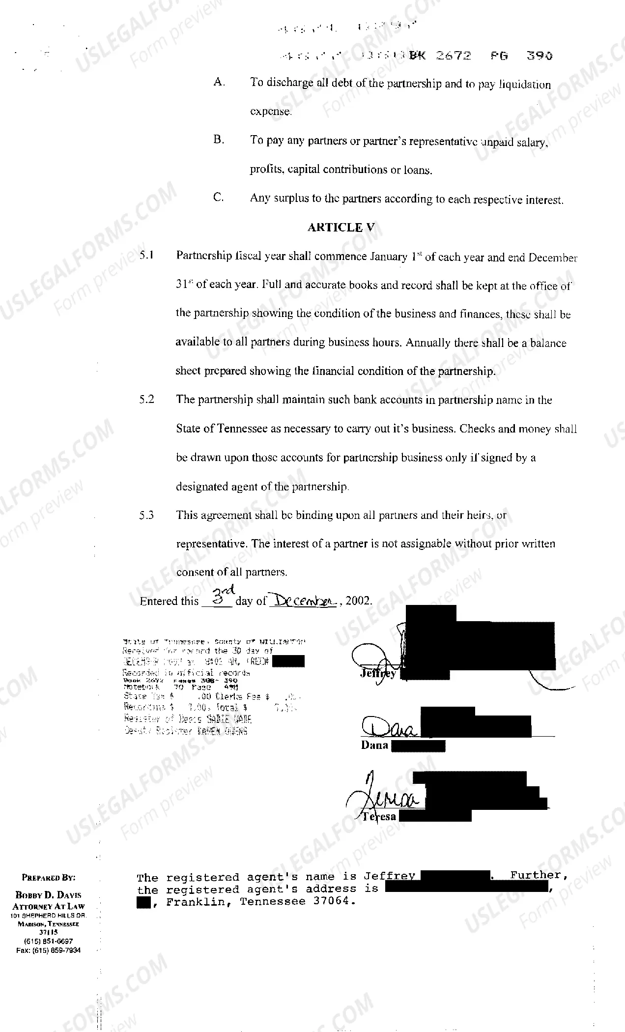 Preview LLP Agreement