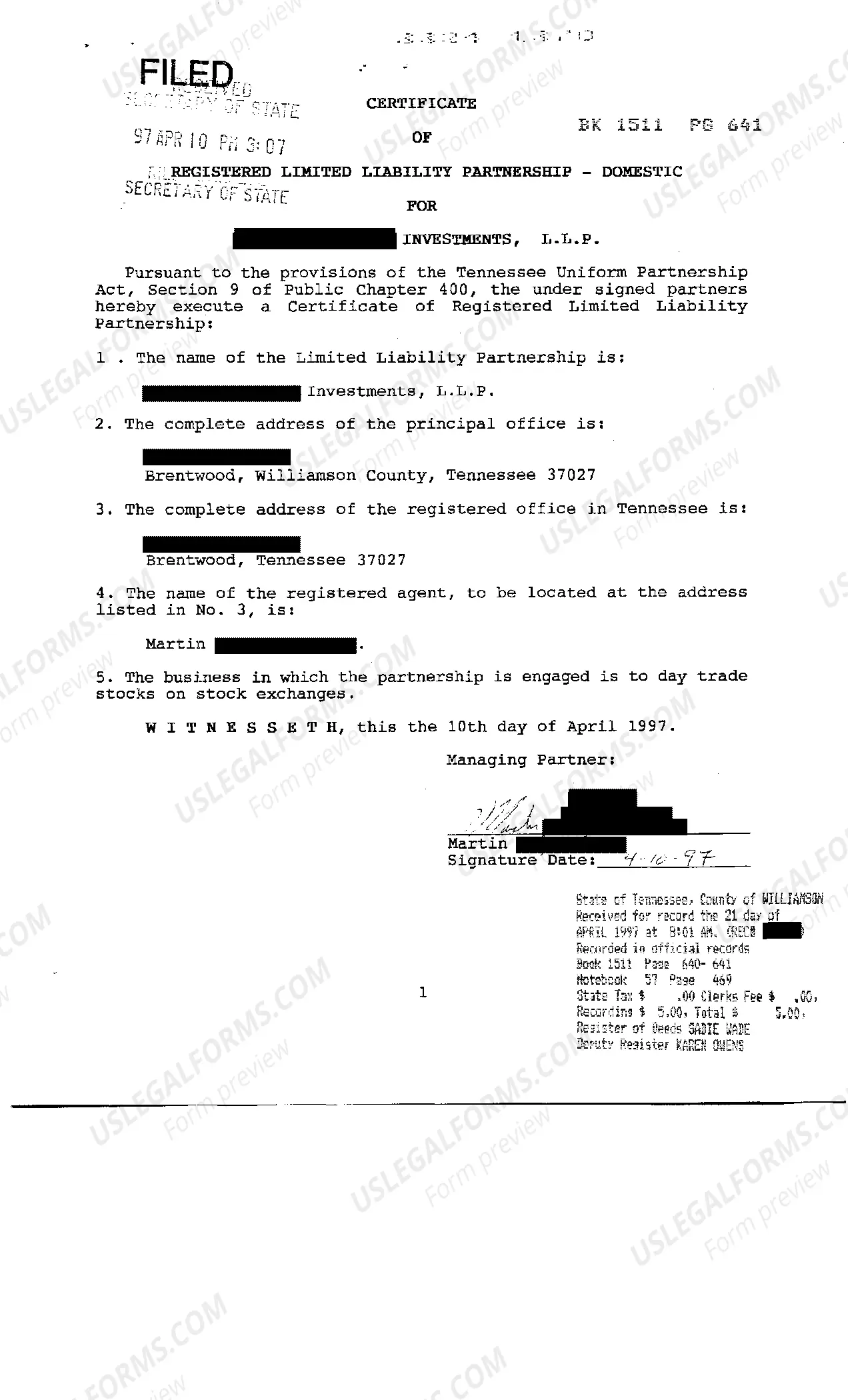 Preview LLP Registration