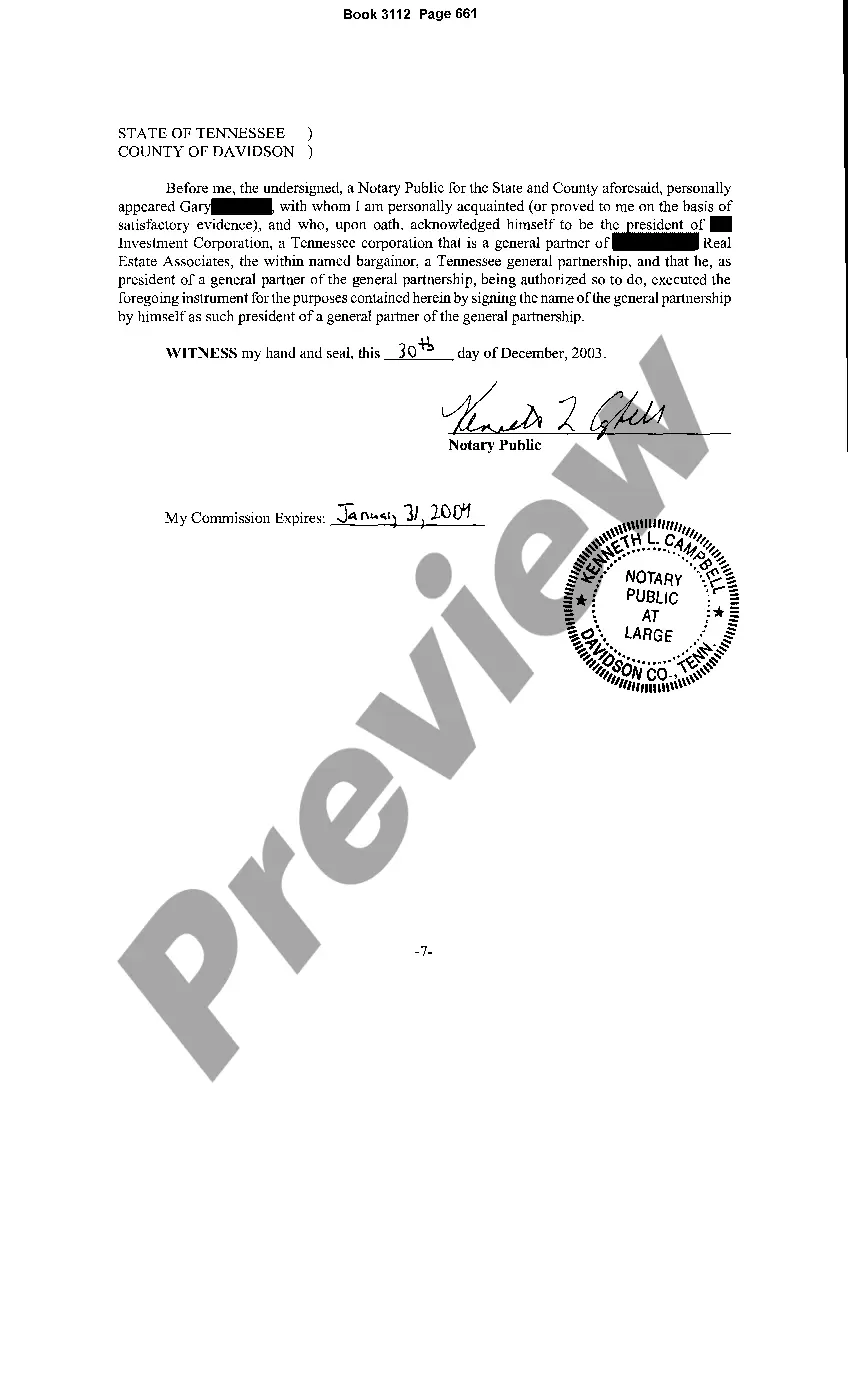 Preview Memorandum of Reserved Rights in Real Property