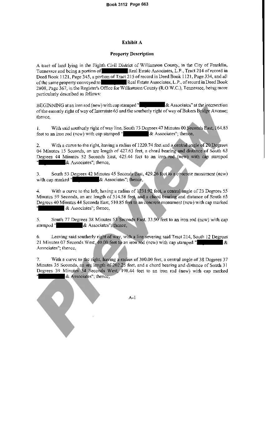 Preview Memorandum of Reserved Rights in Real Property