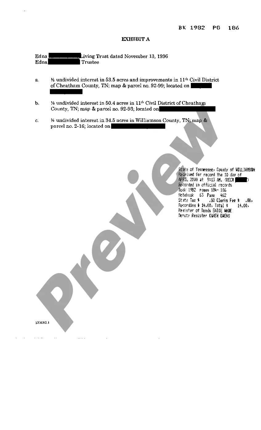 Preview Disclaimer of interest in real property from beneficiary of trust