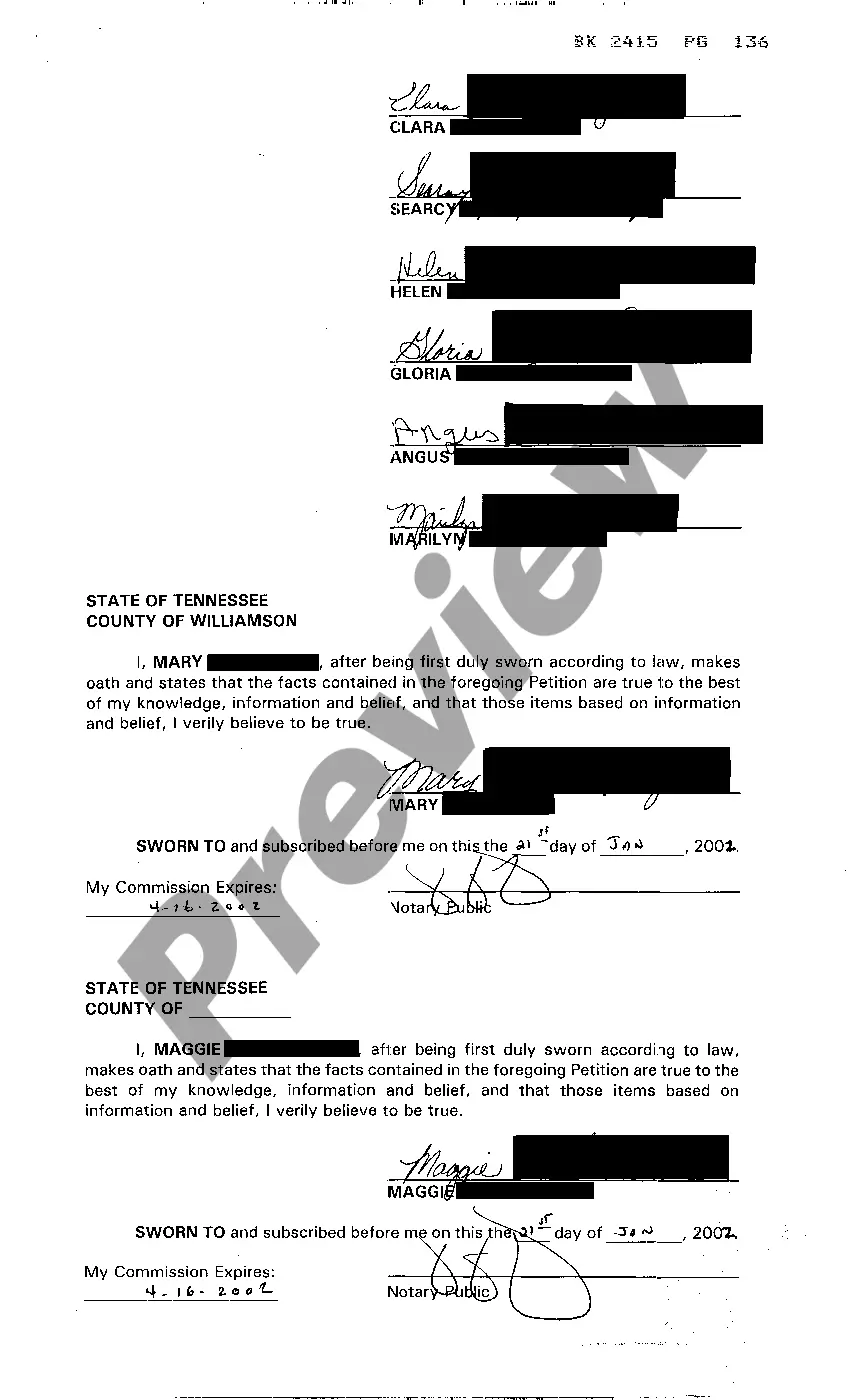 Preview Petition to Admit Last Will and Testament for limited purpose of establishing Muniment of Title