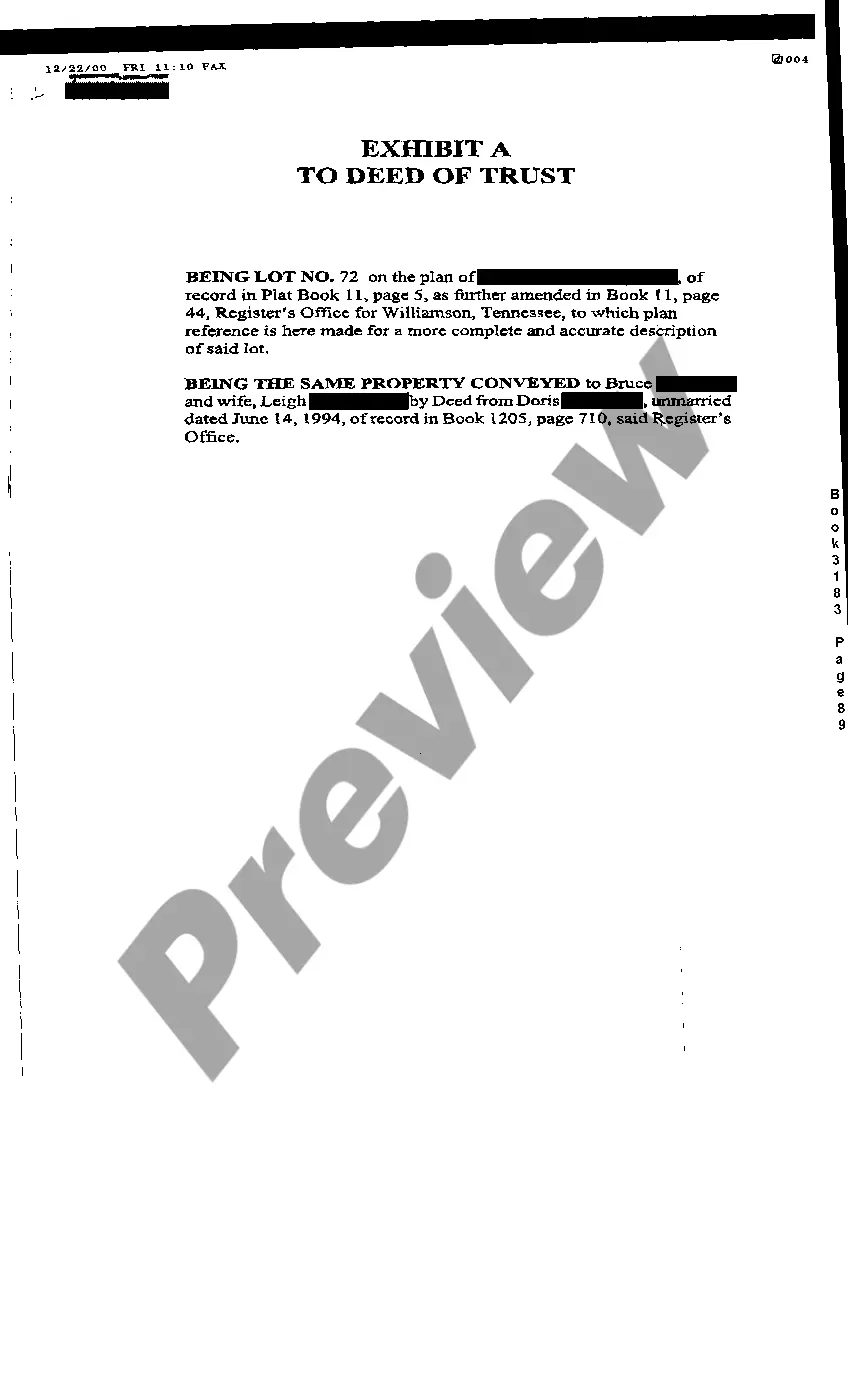 Preview Change or Modification of Deed of Trust to Increase Credit Line