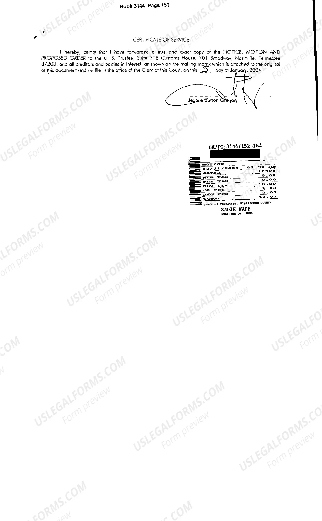 Preview Trustee's Notice Sell Property and Pay Expenses of Sale