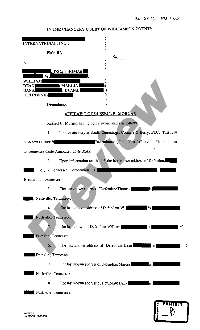 Preview Notice of Foreign Judgment