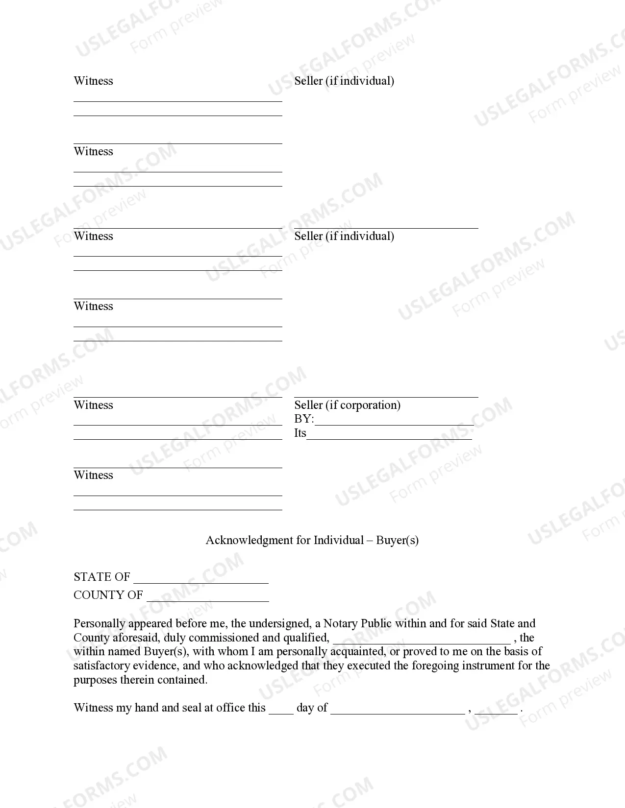 Preview Tennessee Forest Products Timber Sale Contract