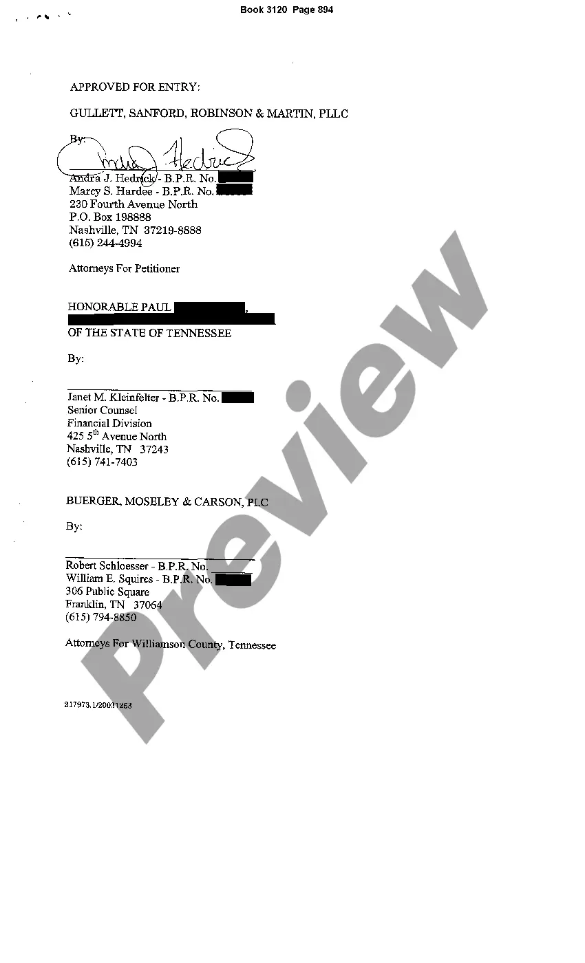 Preview Order to Terminate Charitable Trust