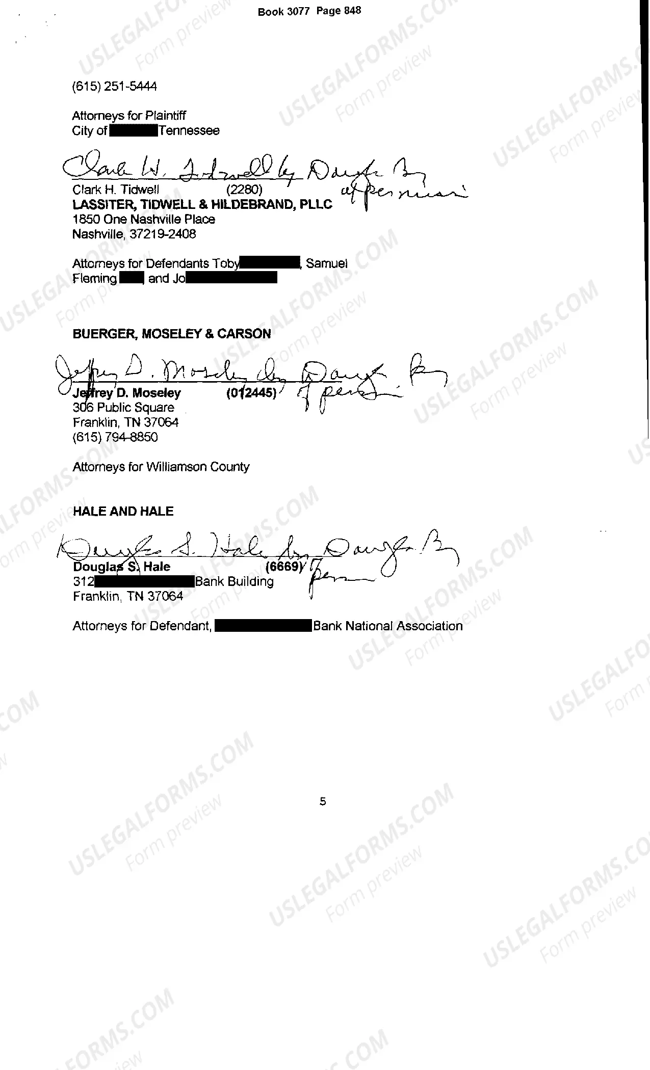 Preview Agreed Order and Final Judgment following Jury Trial Recorded on Land Records