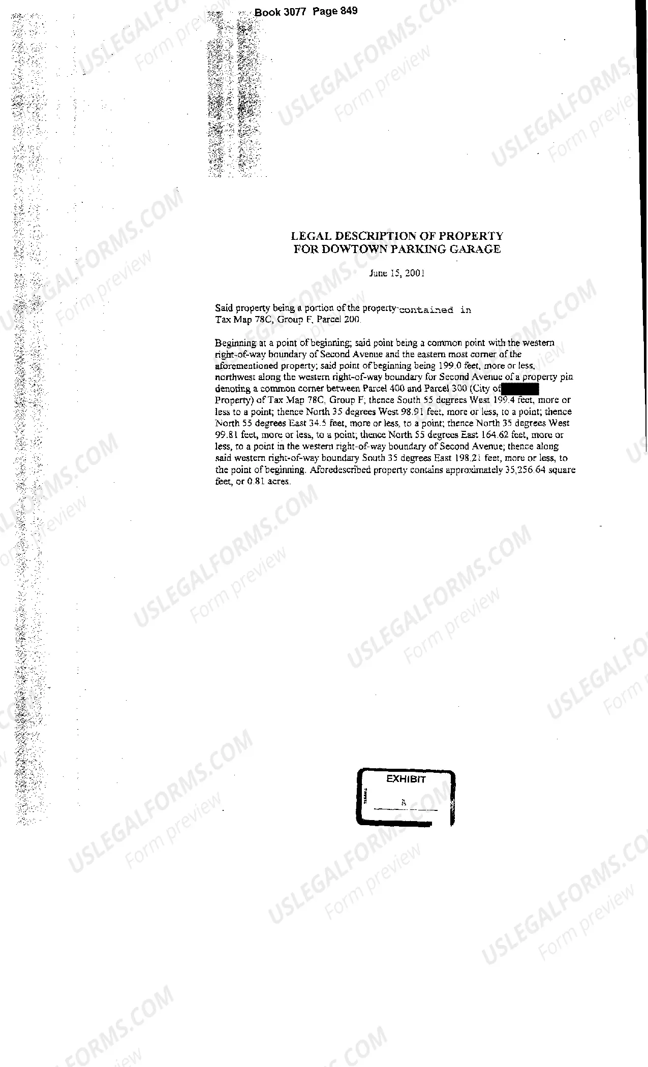 Preview Agreed Order and Final Judgment following Jury Trial Recorded on Land Records