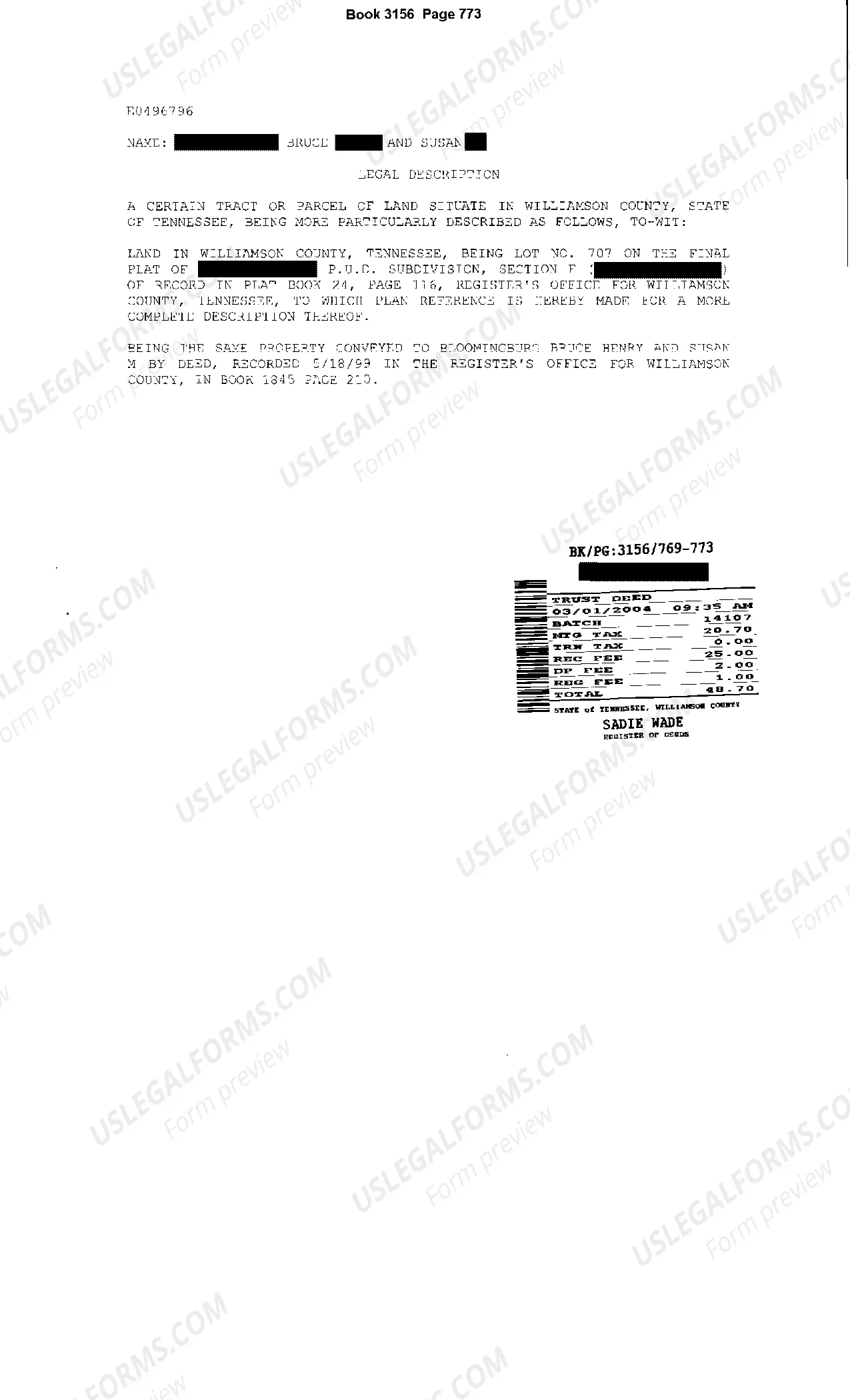 Preview Deed of Trust Home Equity