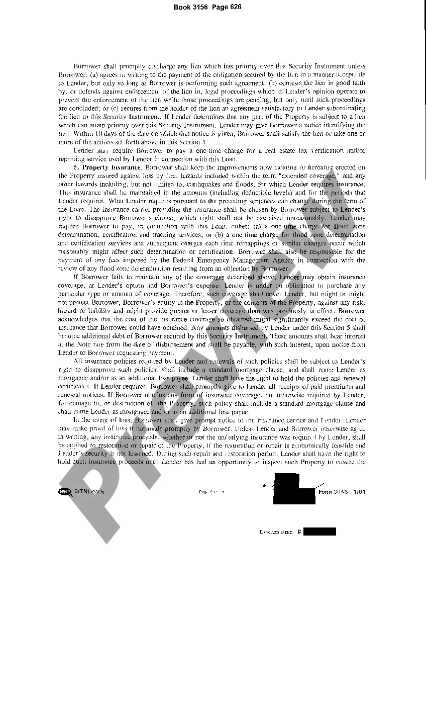 Preview Sample Deed of Trust