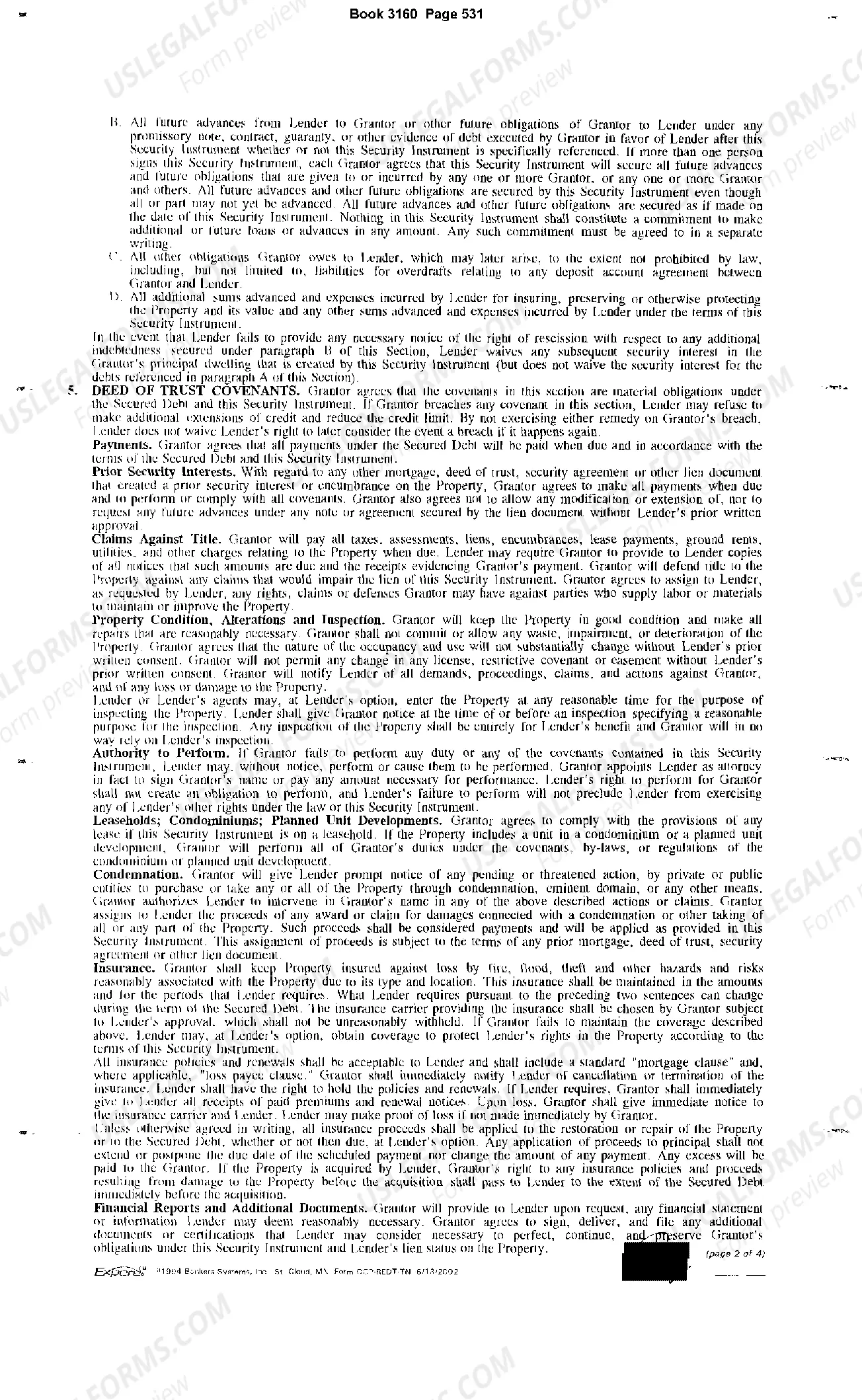 Preview Deed of Trust With Future Advance