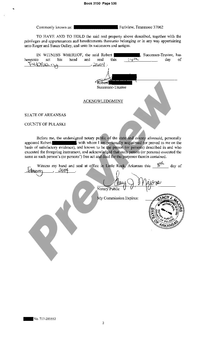 Preview Trustee's Deed