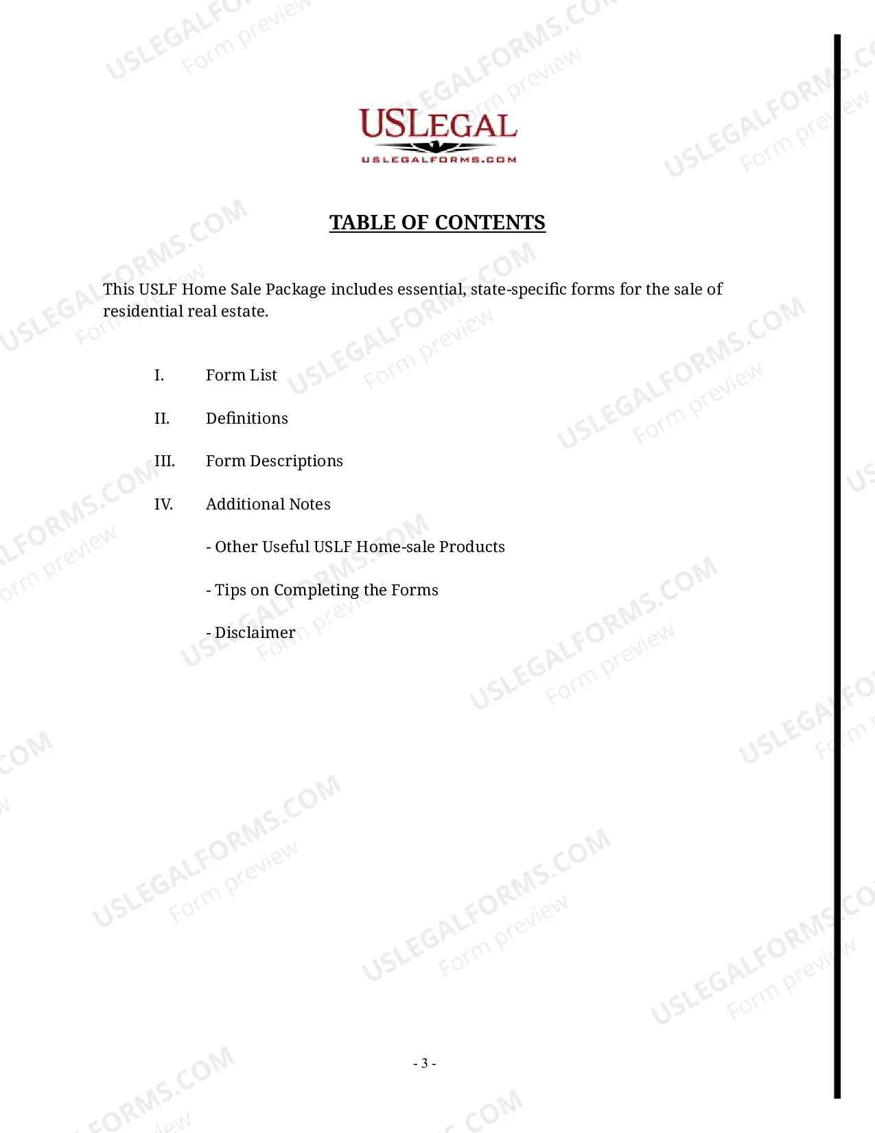 Preview Tennessee Real Estate Home Sales Package with Offer to Purchase, Contract of Sale, Disclosure Statements and more for Residential House