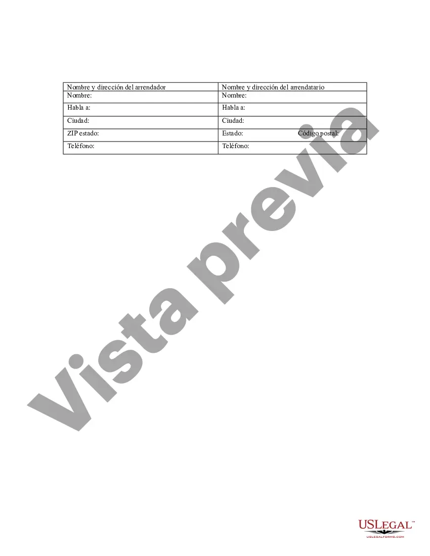 Preview Aviso de Arrendamiento para Grabación