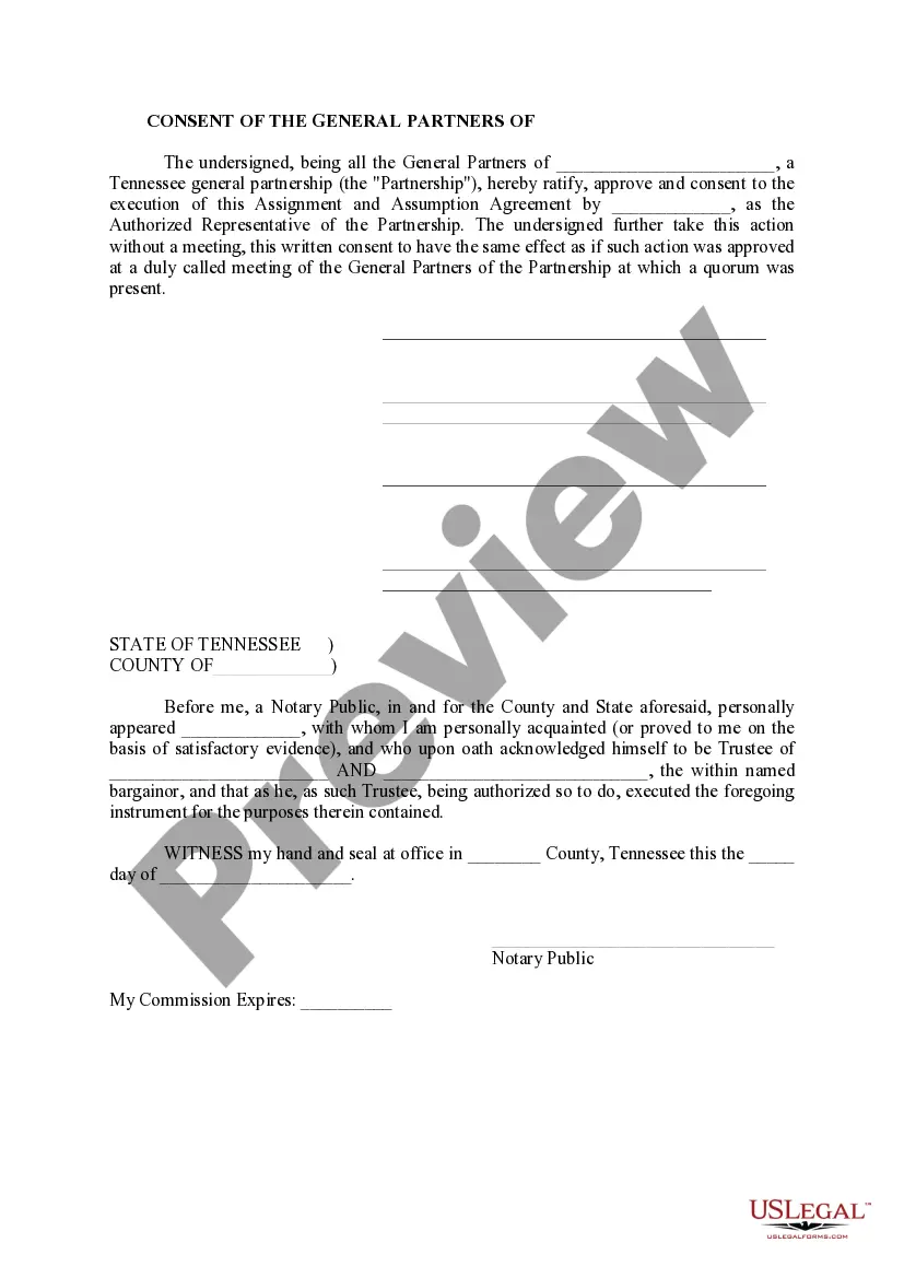 Preview Assignment and Assumption Agreement