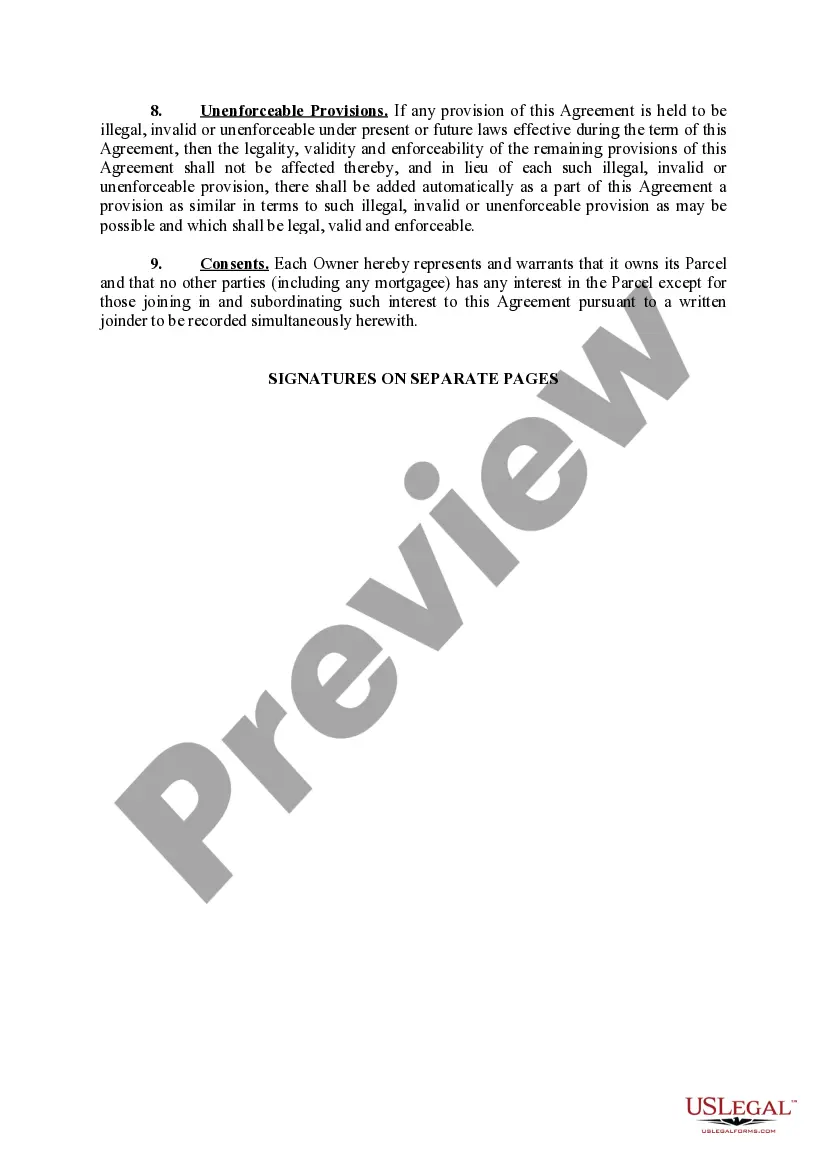 Get Mutual and Reciprocal Non-Exclusive Perpetual Easement Agreement Agreement Preview Mutual and Reciprocal Non-Exclusive Perpetual Easement Agreement Agreement