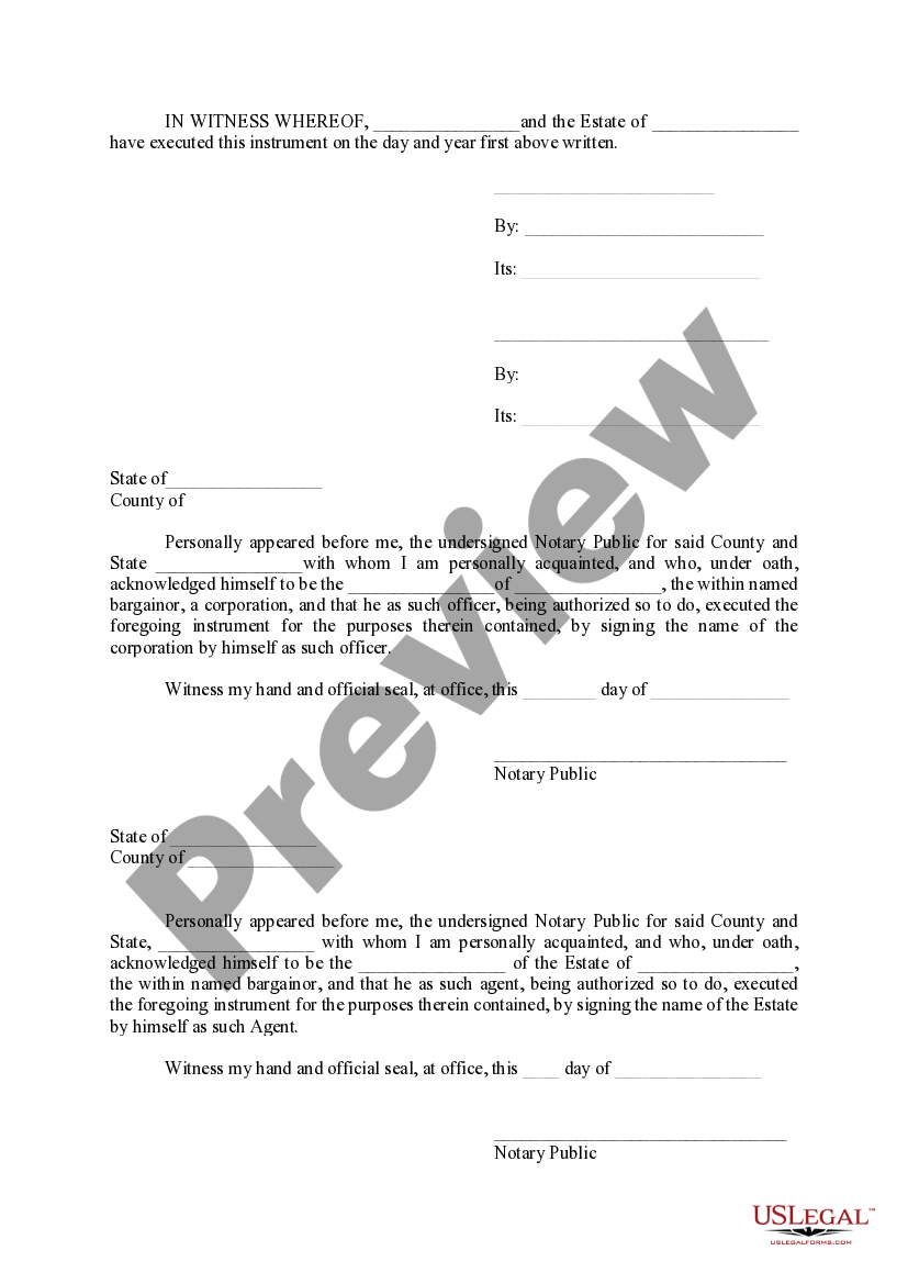 Memphis Tennessee Compromise Line Agreement and Quit Claim Deed US