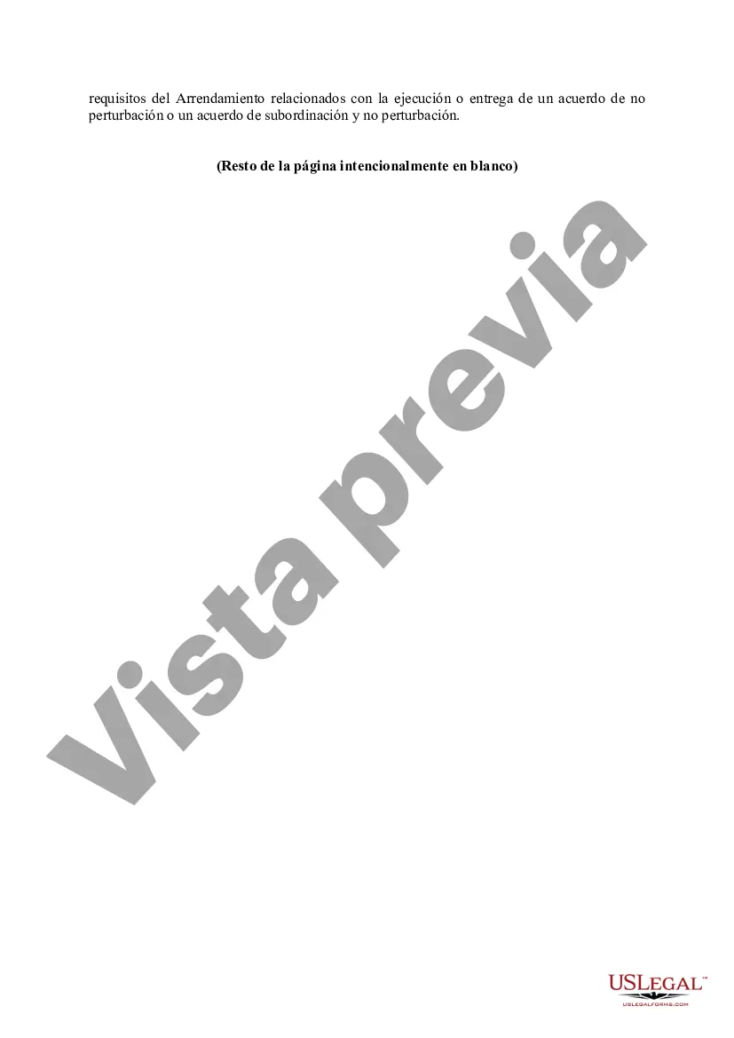 Preview Acuerdo de Subordinación, No Perturbación y Apertura