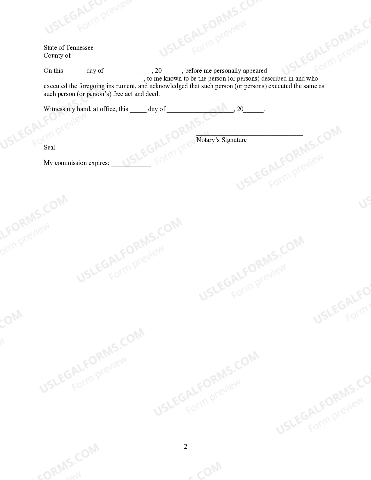 Preview Affidavit for Name Change