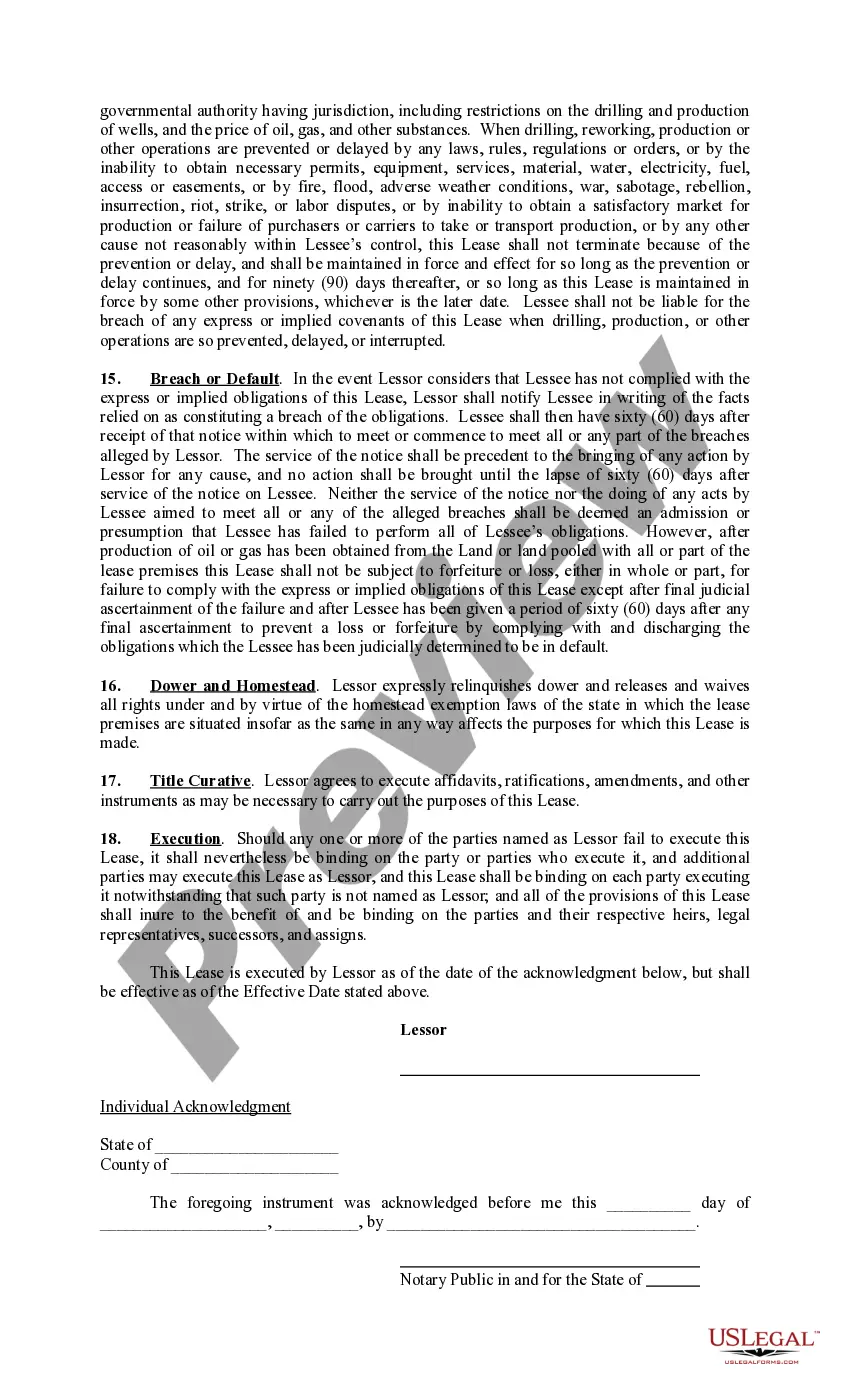 Get Paid Up Lease Pooling Provision Preview Paid Up Lease Pooling Provision