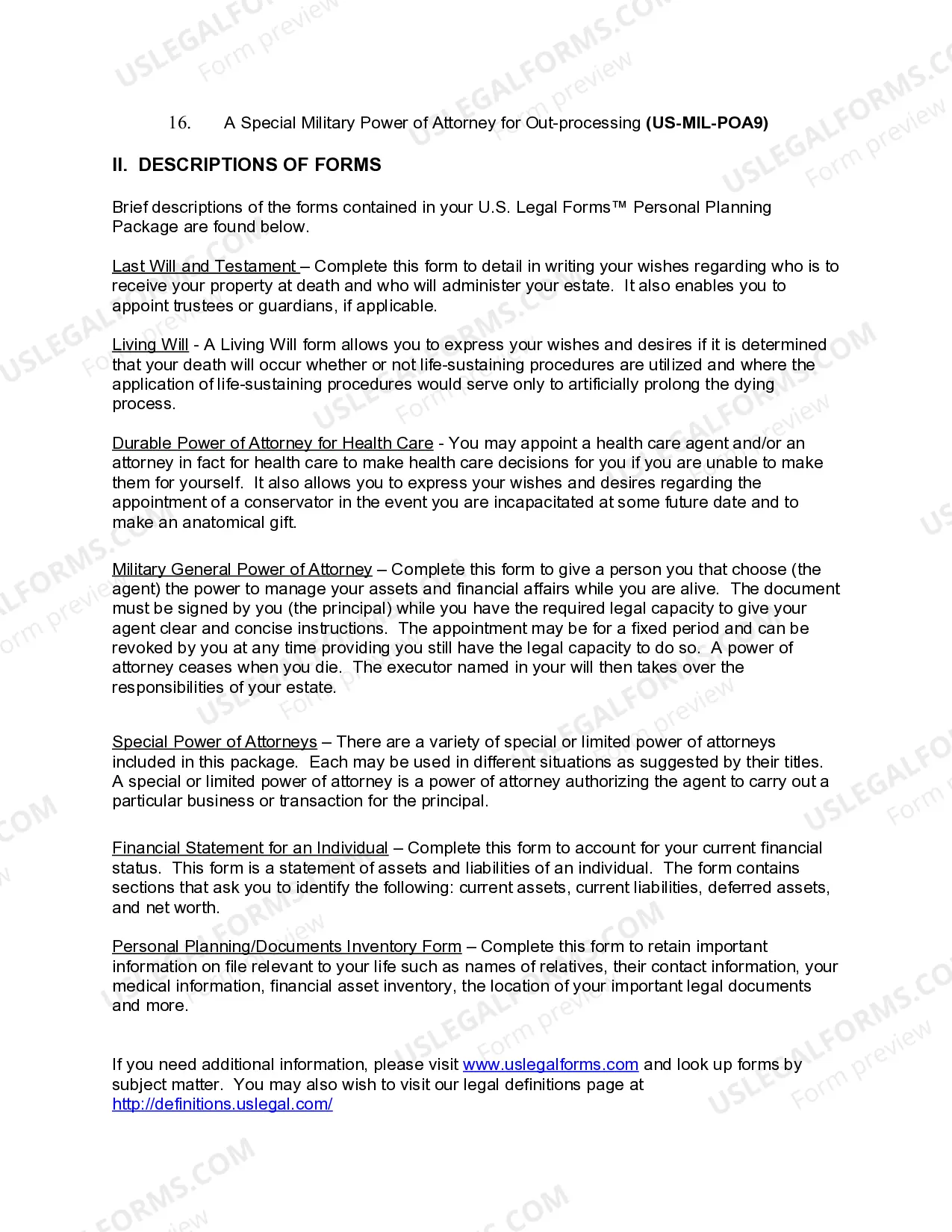 Preview Tennessee Essential Legal Life Documents for Military Personnel