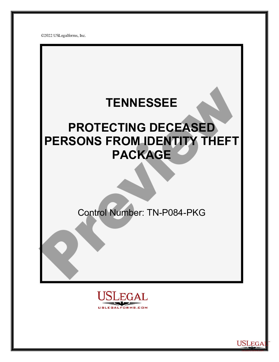 page 0 Protecting Deceased Persons from Identity Theft preview