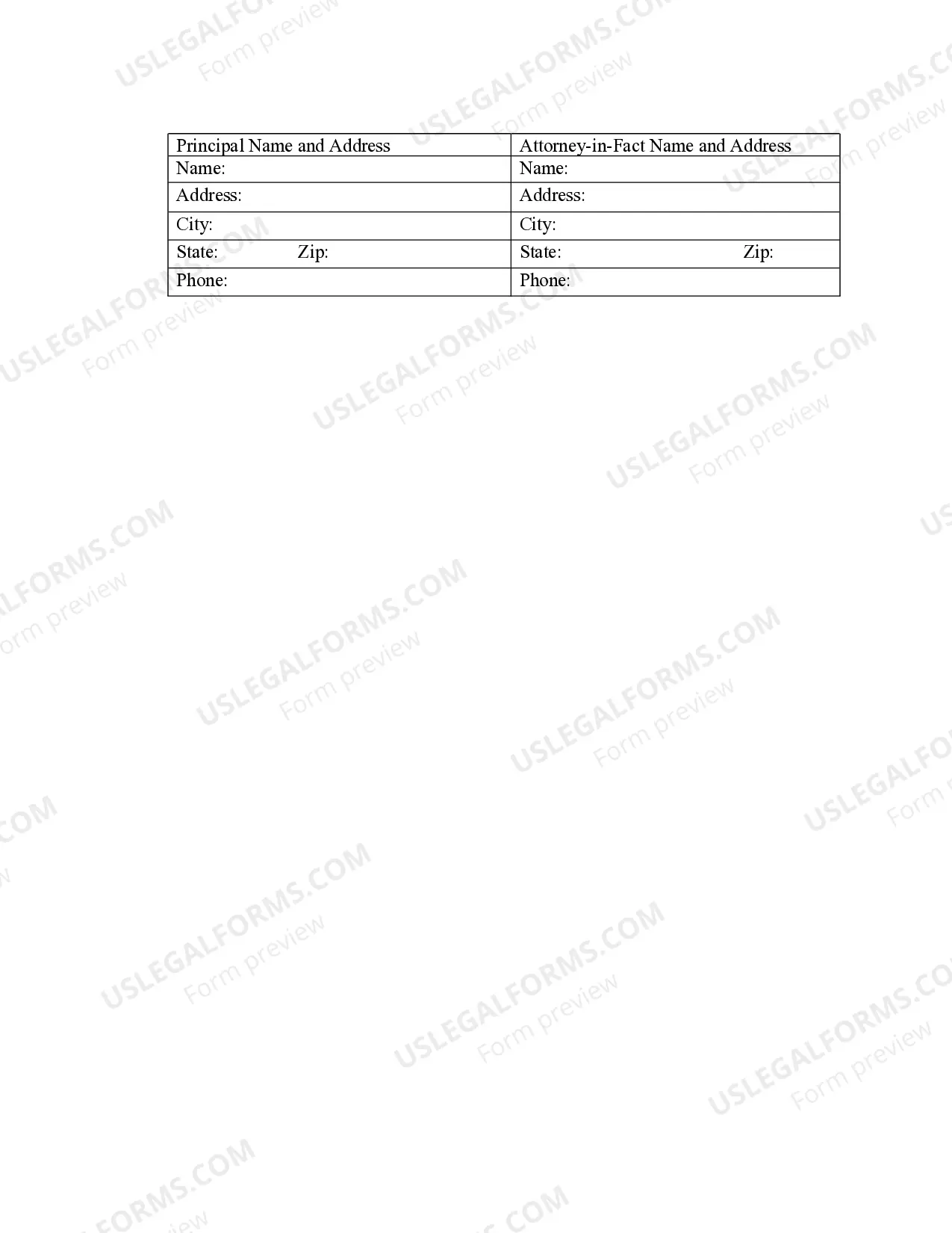 Preview Special or Limited Power of Attorney for Real Estate Purchase Transaction by Purchaser