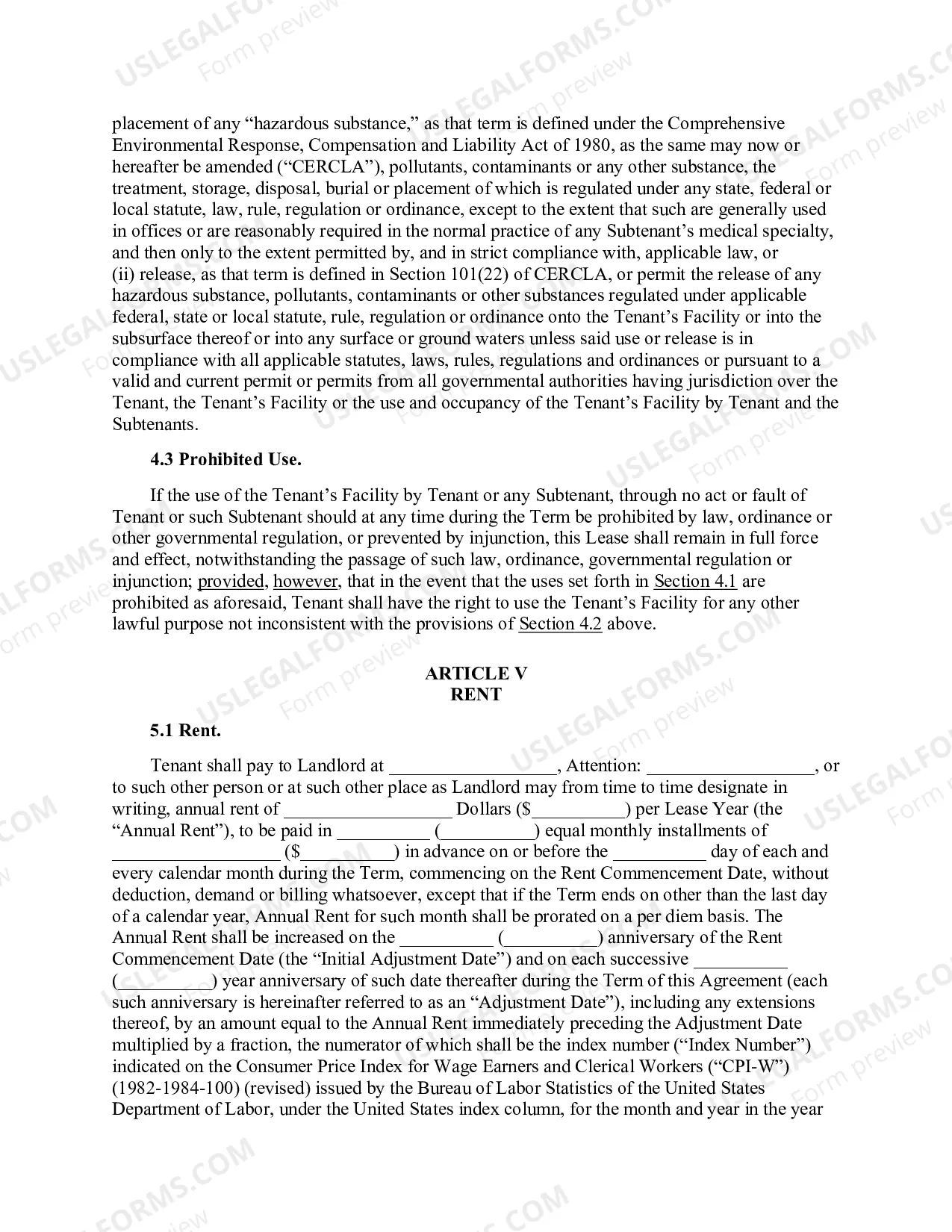 Preview Air Rights Lease Agreement