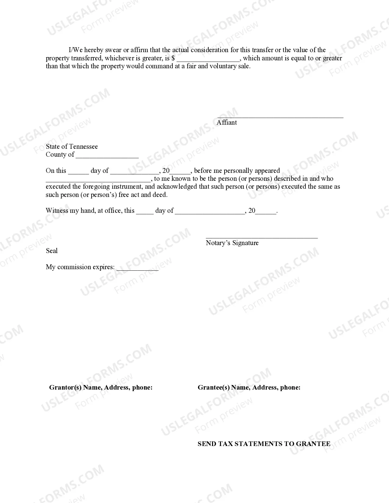 Preview Warranty Deed for Individuals to Individual with Reserved Life Estates