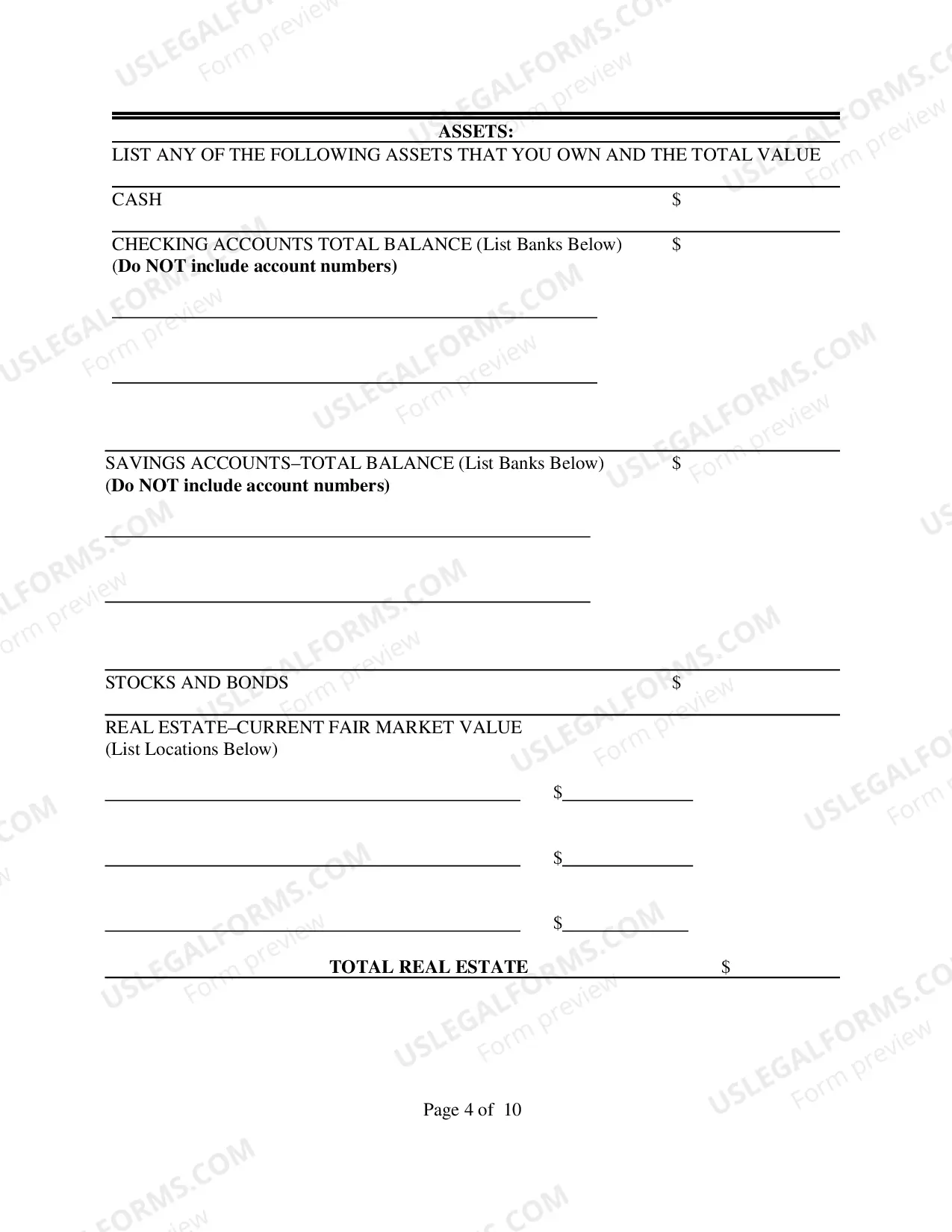 Preview Application to Proceed in Forma Pauperis (non-prisoner cases)