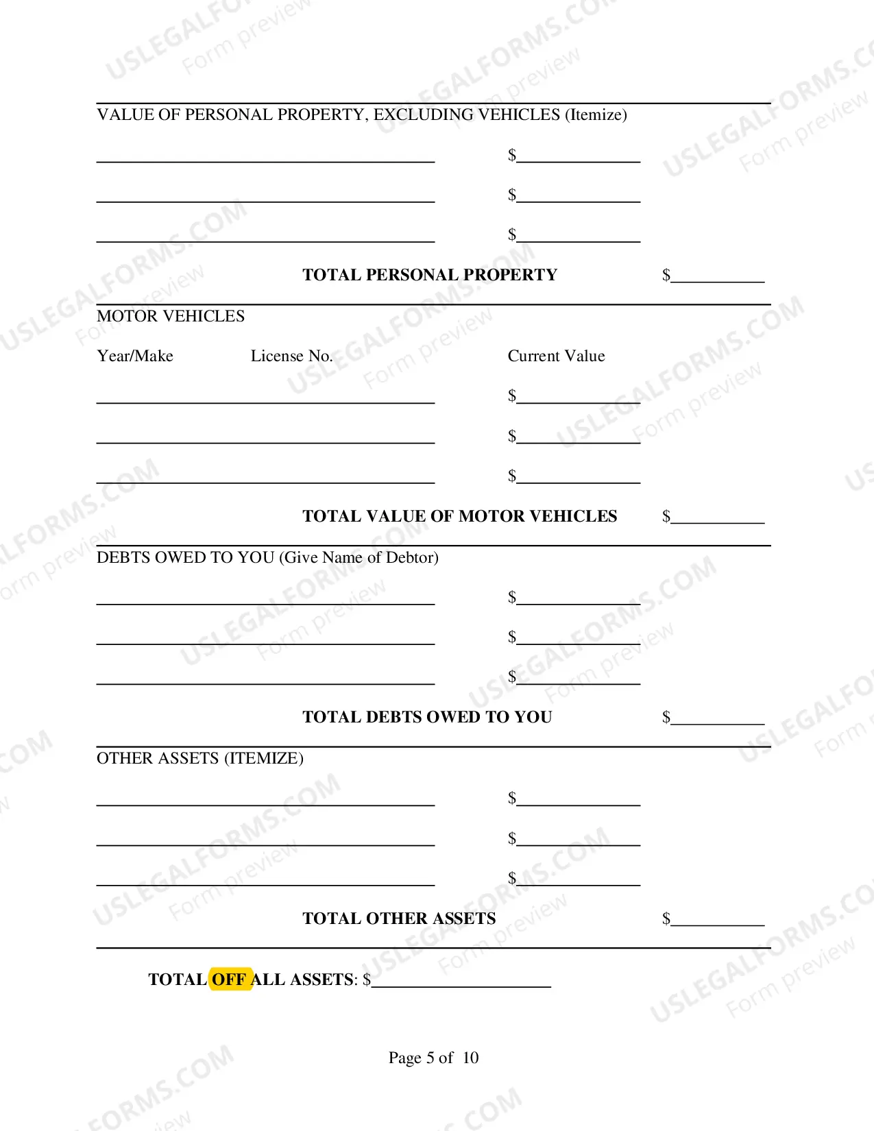 Preview Application to Proceed in Forma Pauperis (non-prisoner cases)