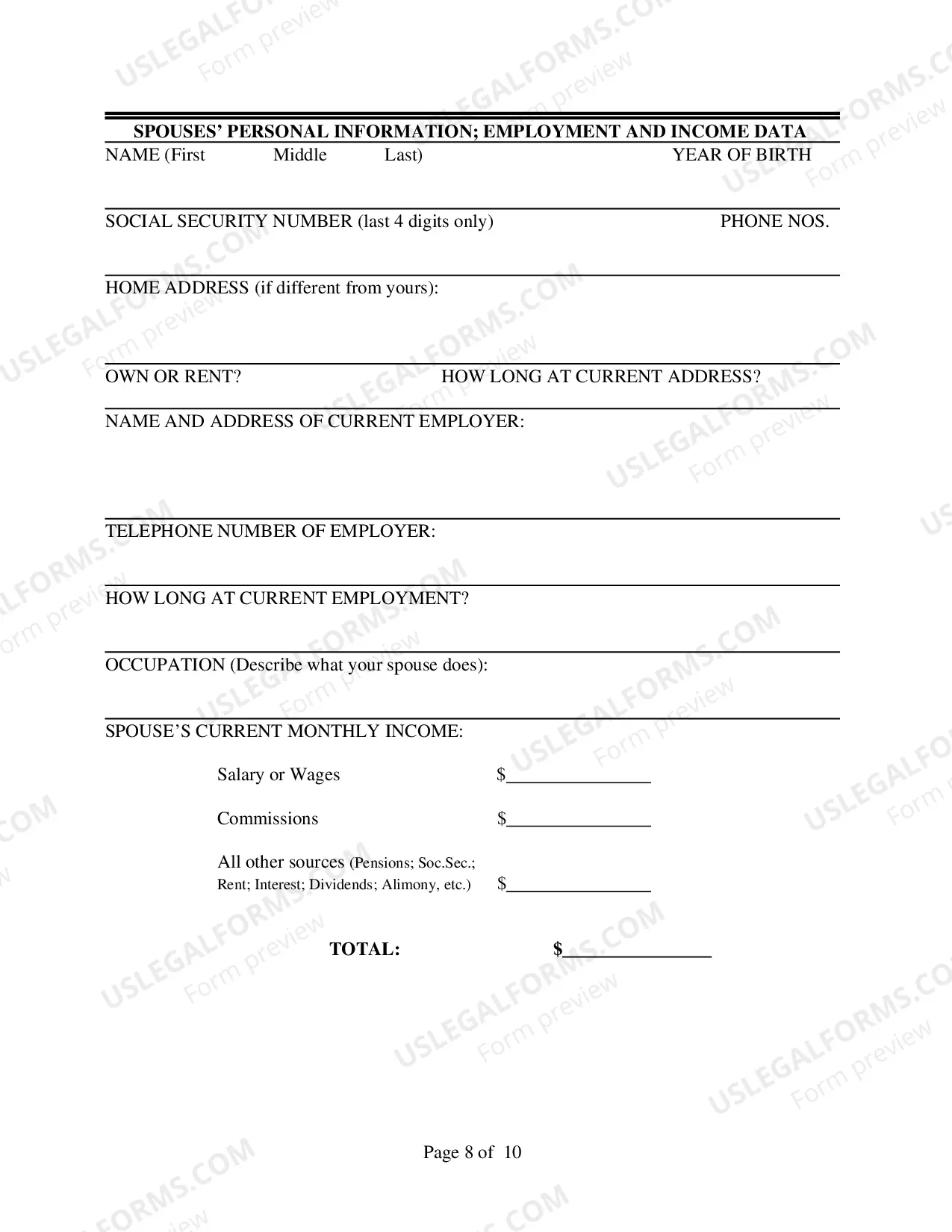 Preview Application to Proceed in Forma Pauperis (non-prisoner cases)