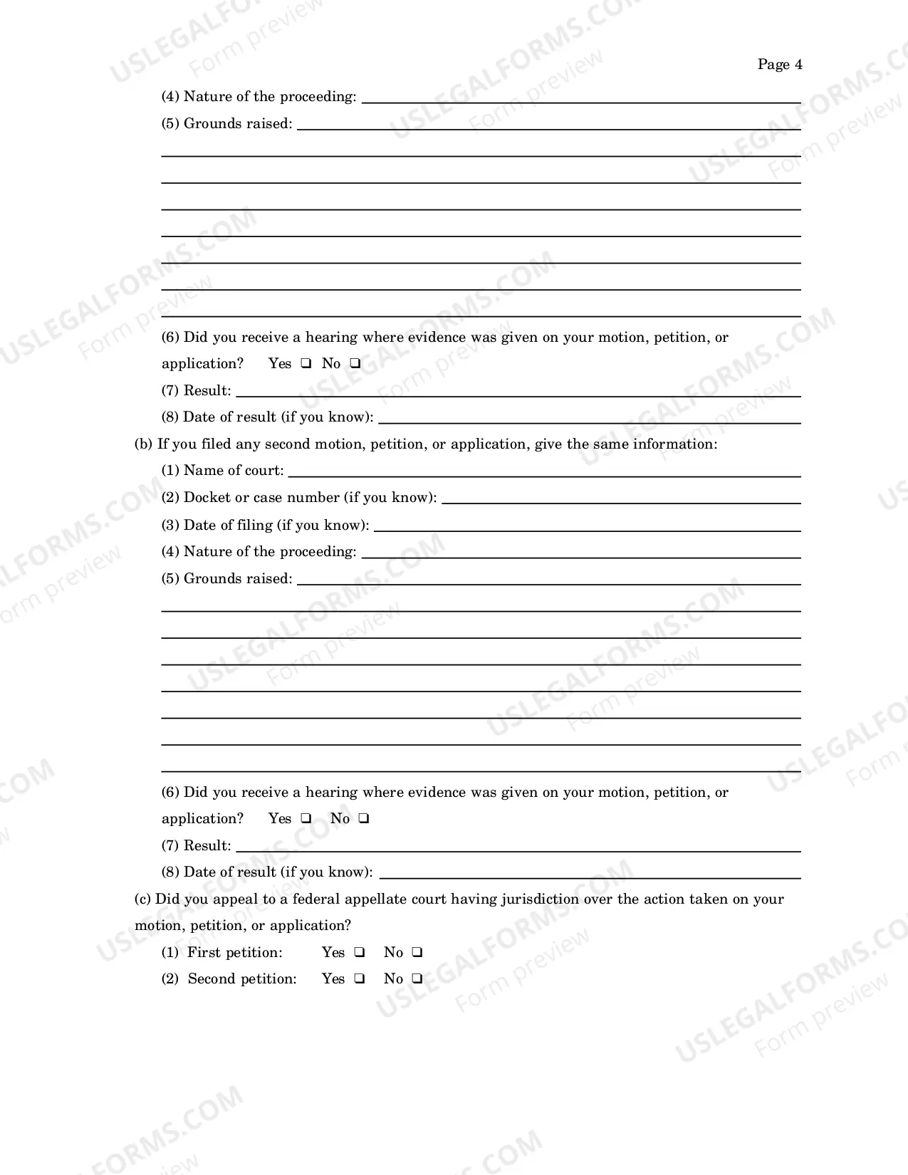 Preview 28 USC Section 2255 Motion to Vacate, Set Aside, or Correct Sentence by a Person in Federal Custody