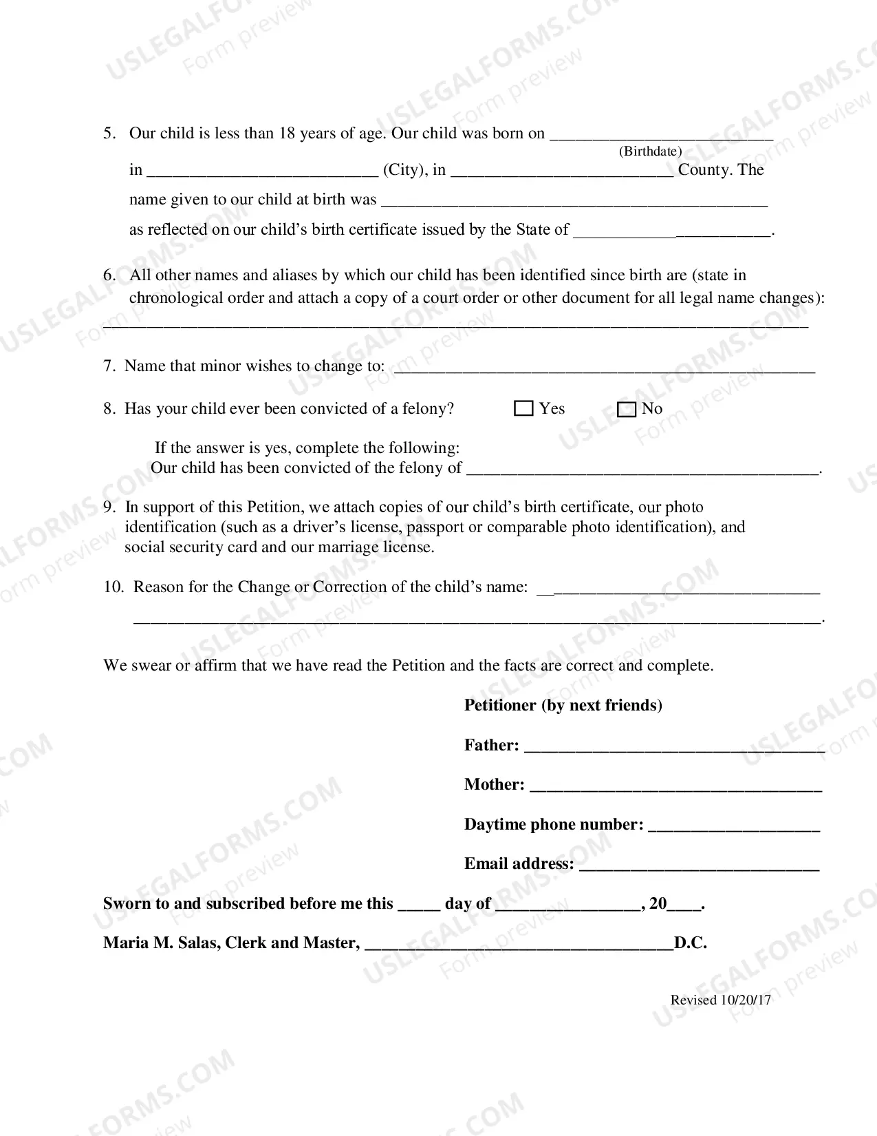 Preview Petition
