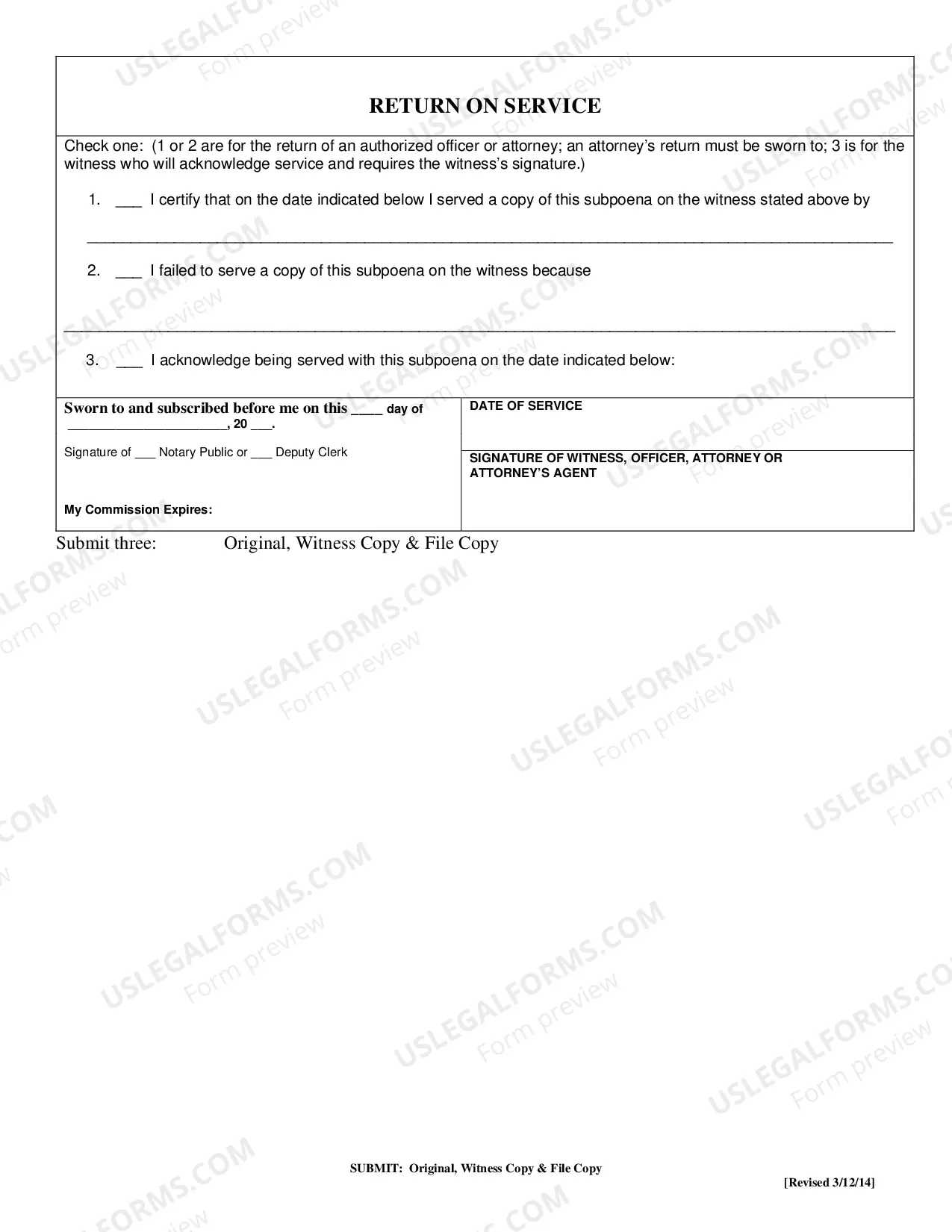 Preview Subpoena