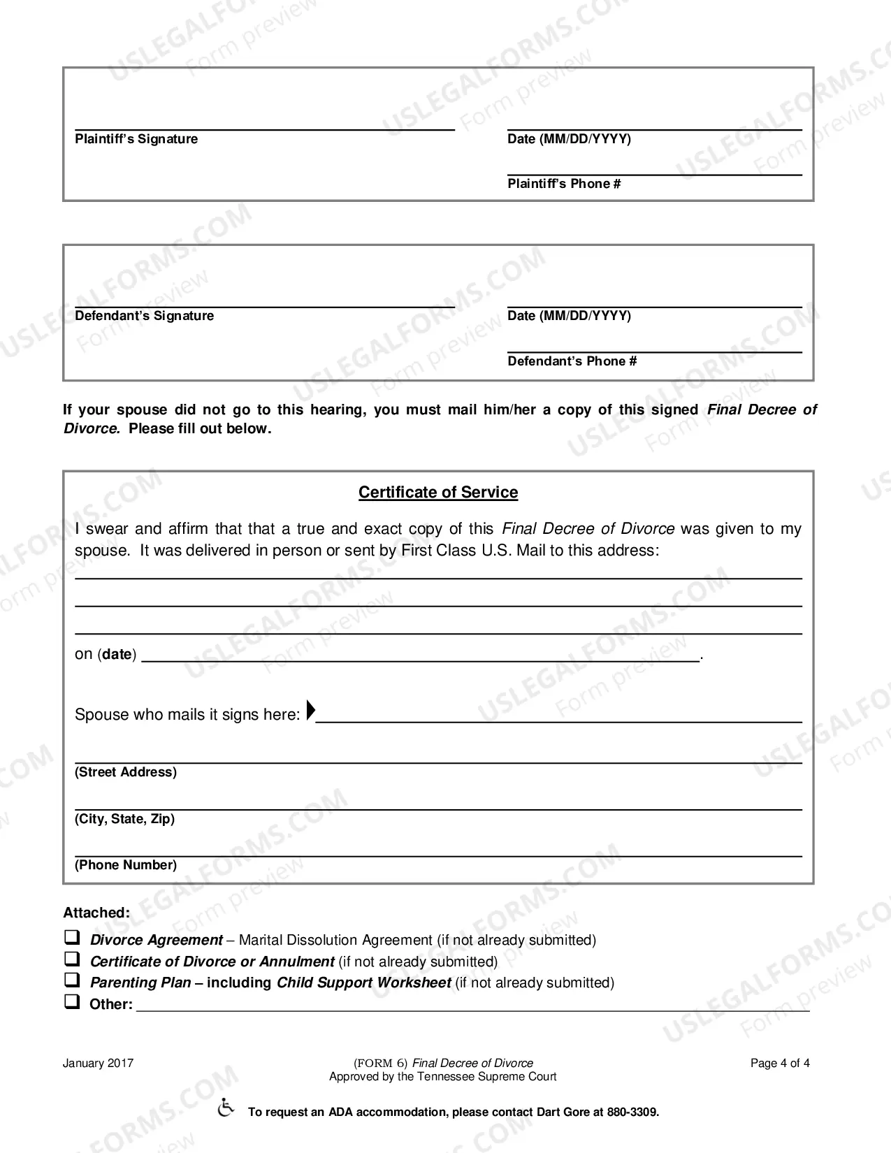 Preview Final Decree of Divorce