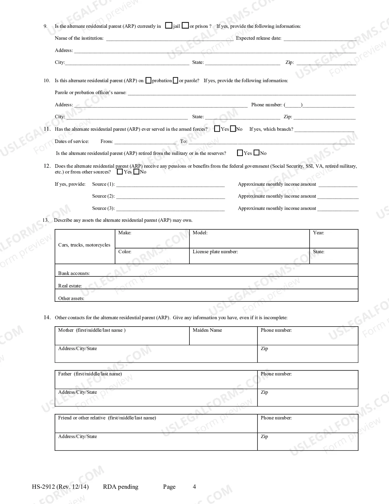 Preview Petition to Modify Child Support