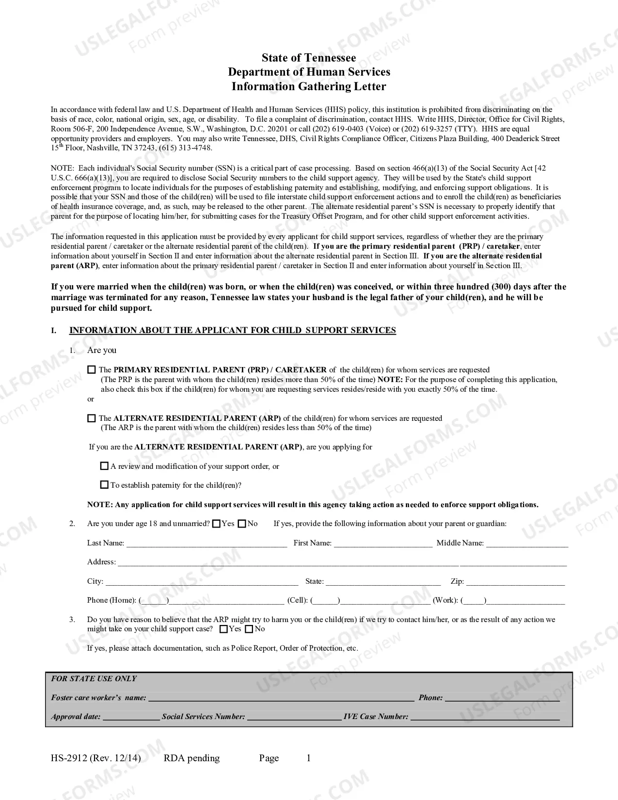 Preview Petition to Modify Child Support