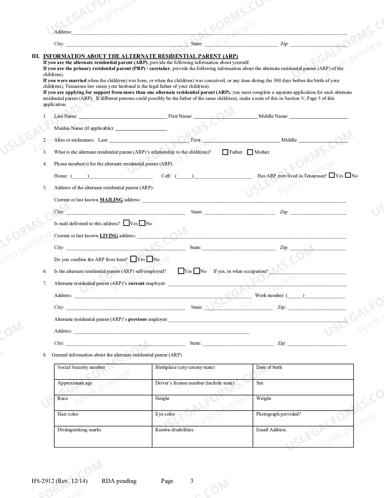 Preview Petition to Modify Child Support