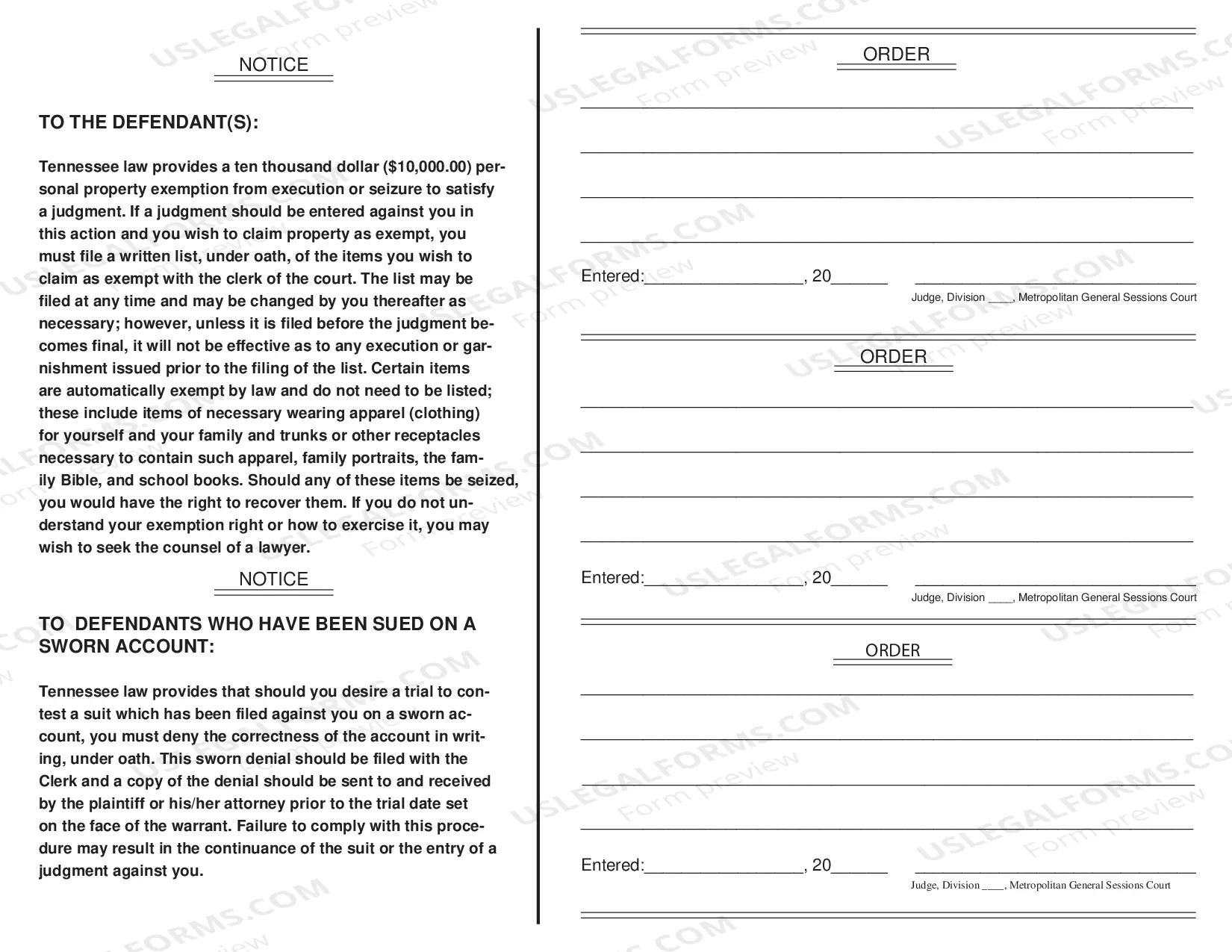Preview Scire Facias to Renew