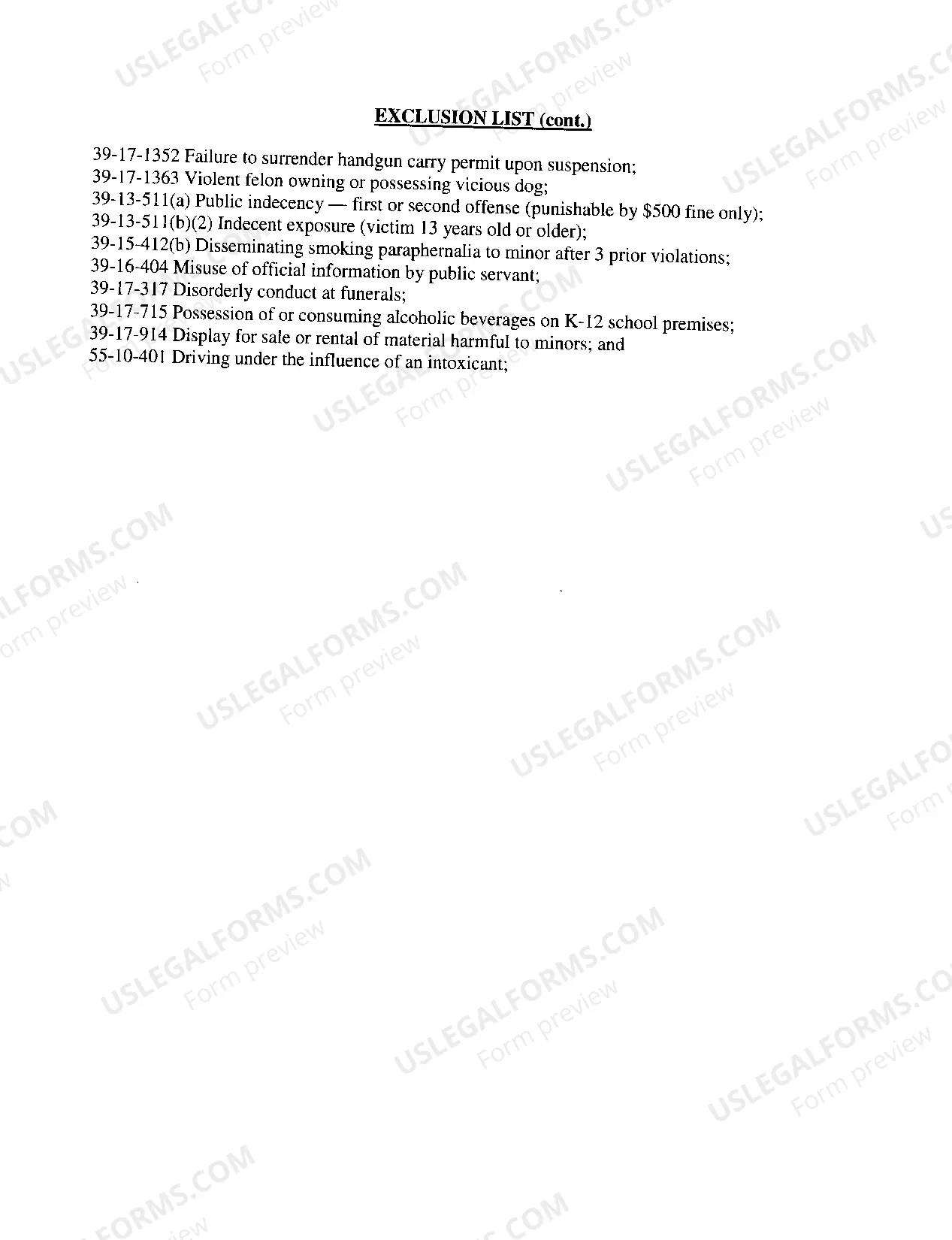 Preview 40-32-101(k) Expungement Packet Joint