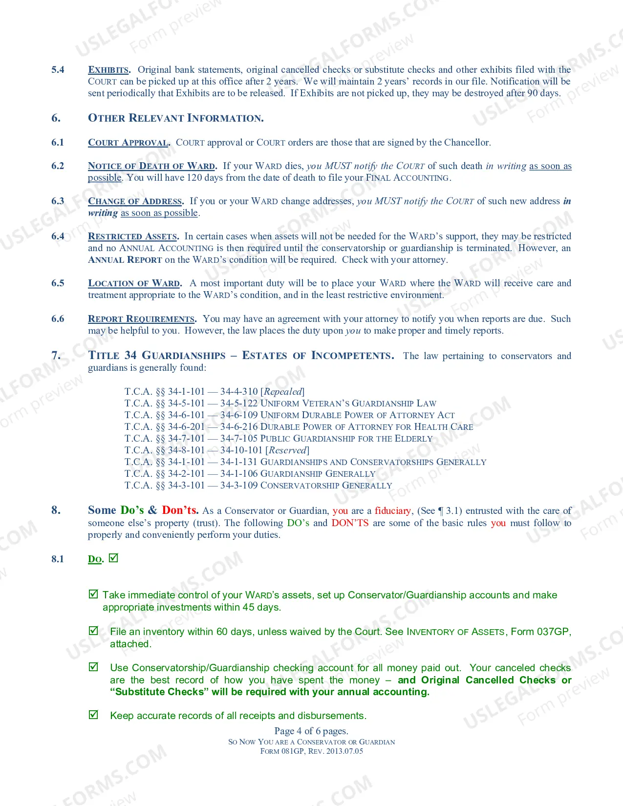 Preview Instructions And Outline For Annual Accounting