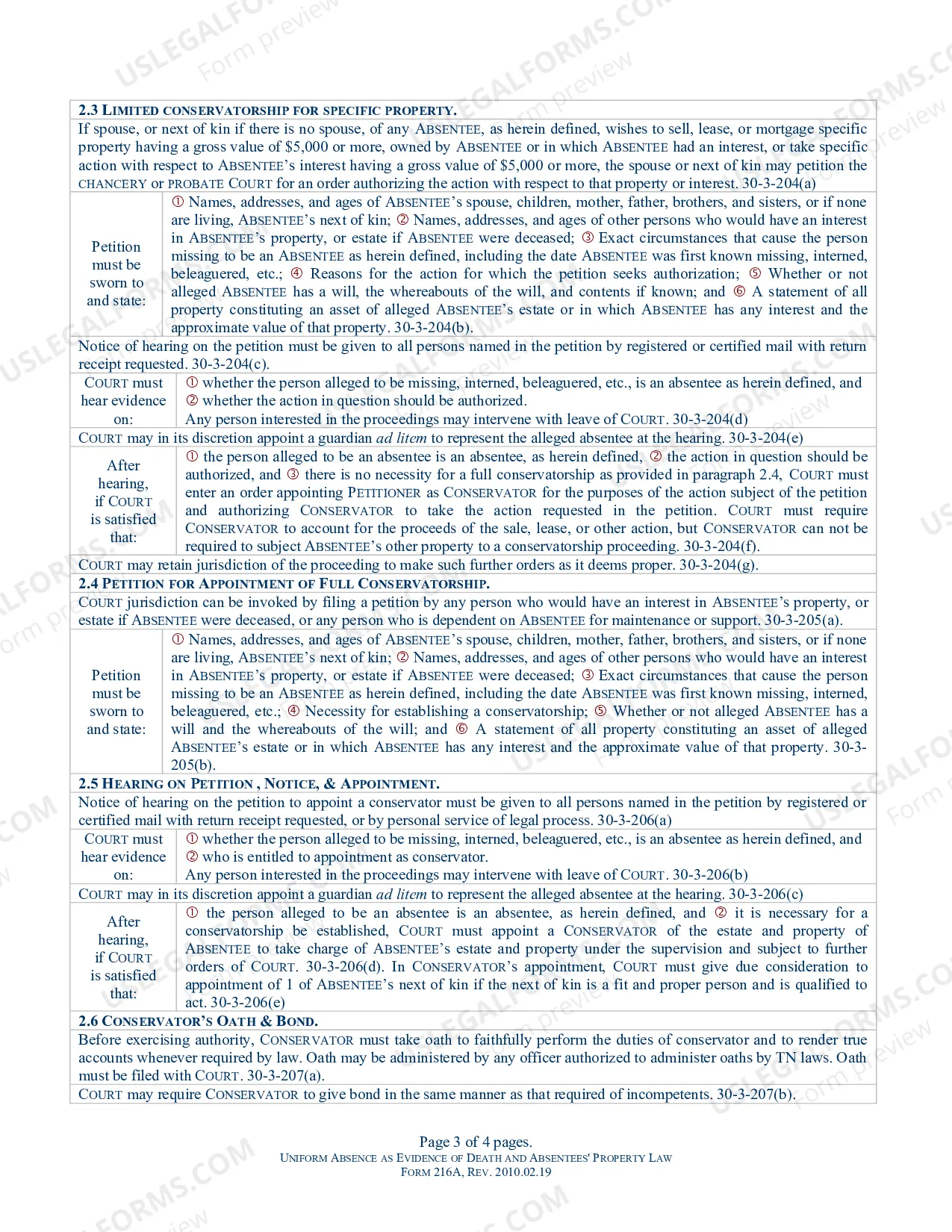 Preview GUARDIAN - Uniform Absence as Evidence of Death & Absentees' Property Law